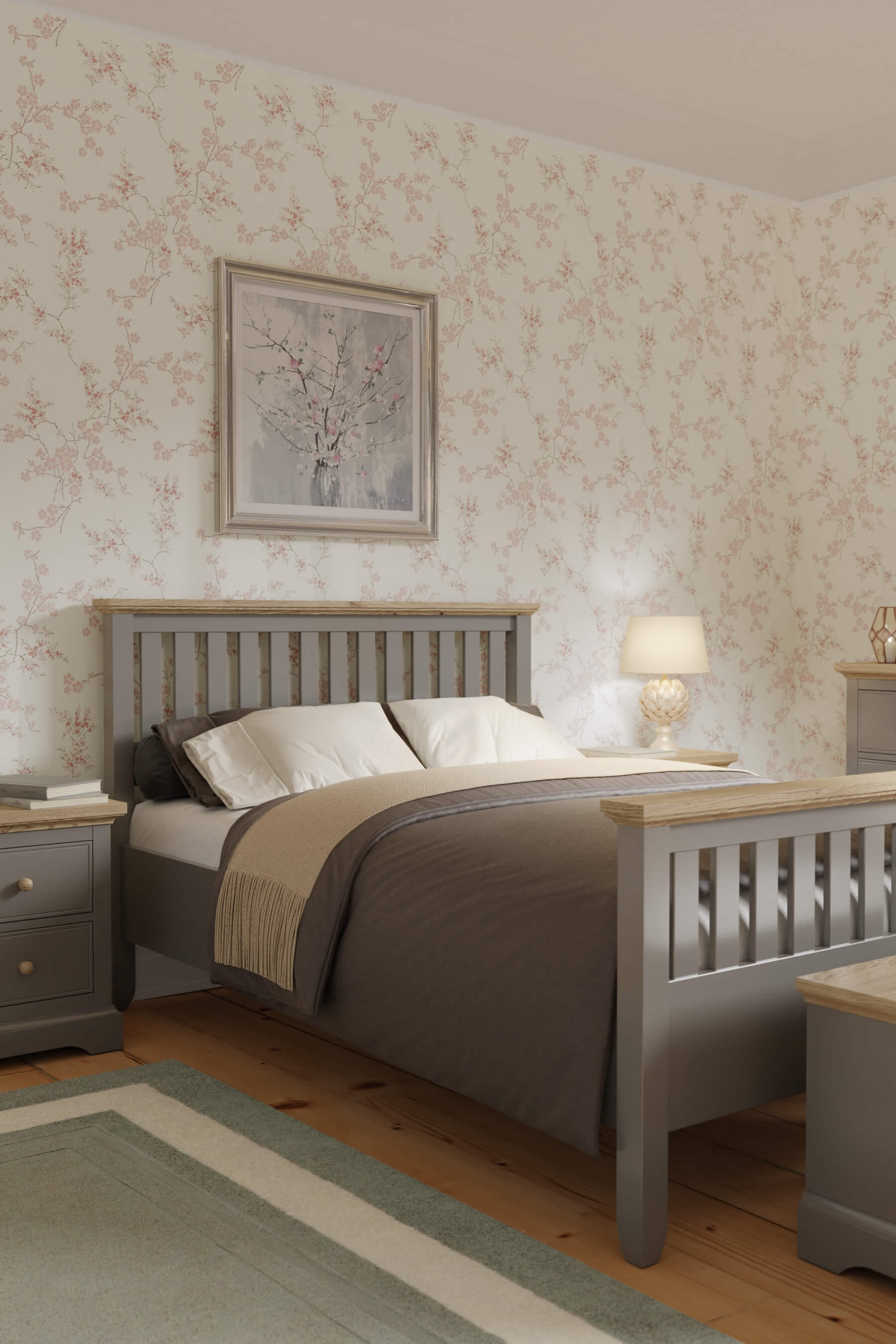 Oakham Bed Frame (Grey)