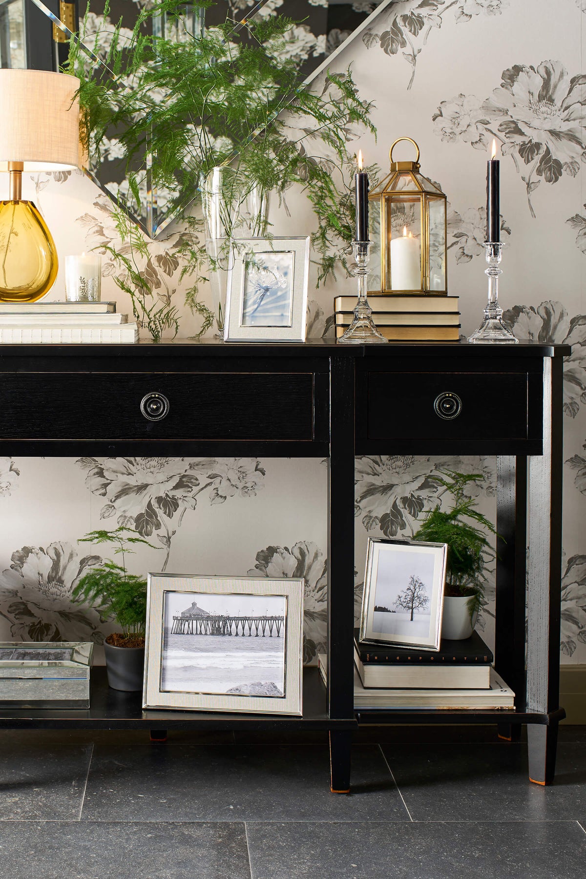 Henshaw 3 Drawer Triple Console Table