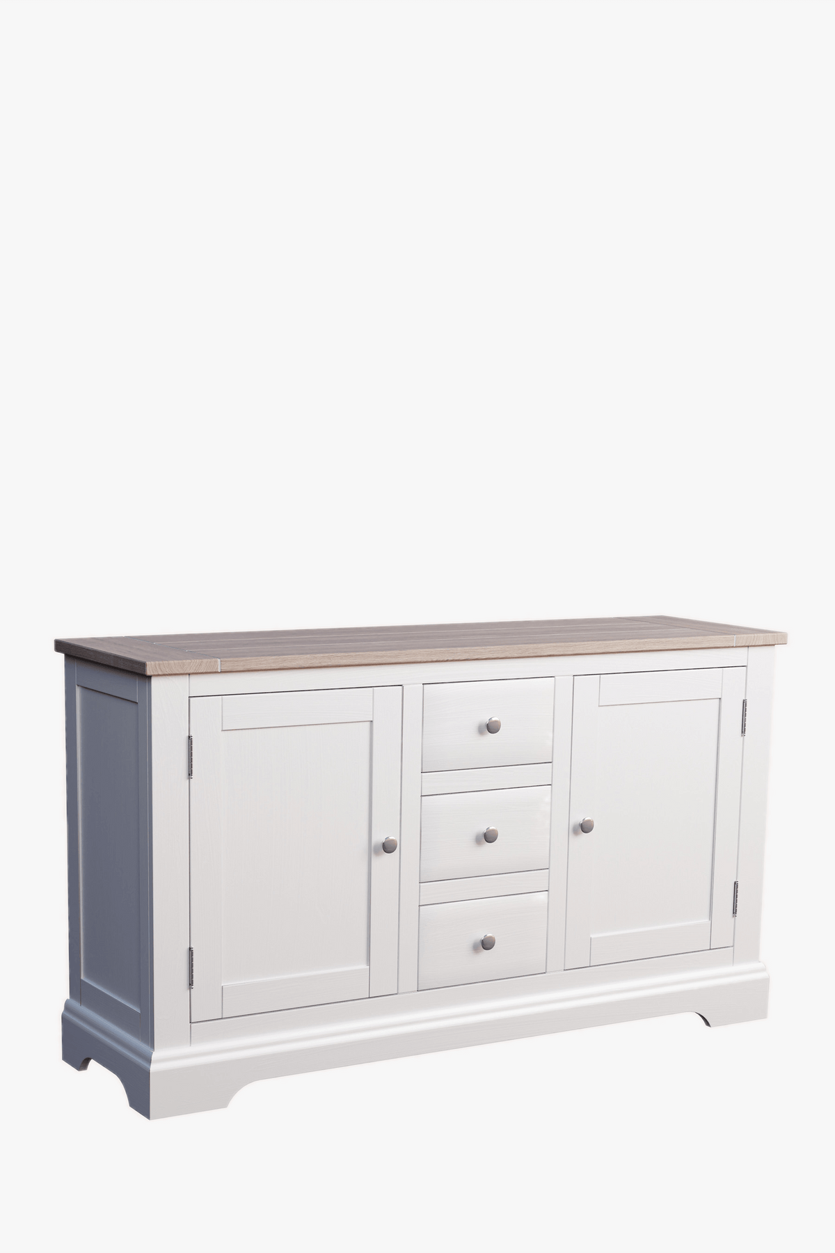 Dorset White 2 Door 3 Drawer Sideboard
