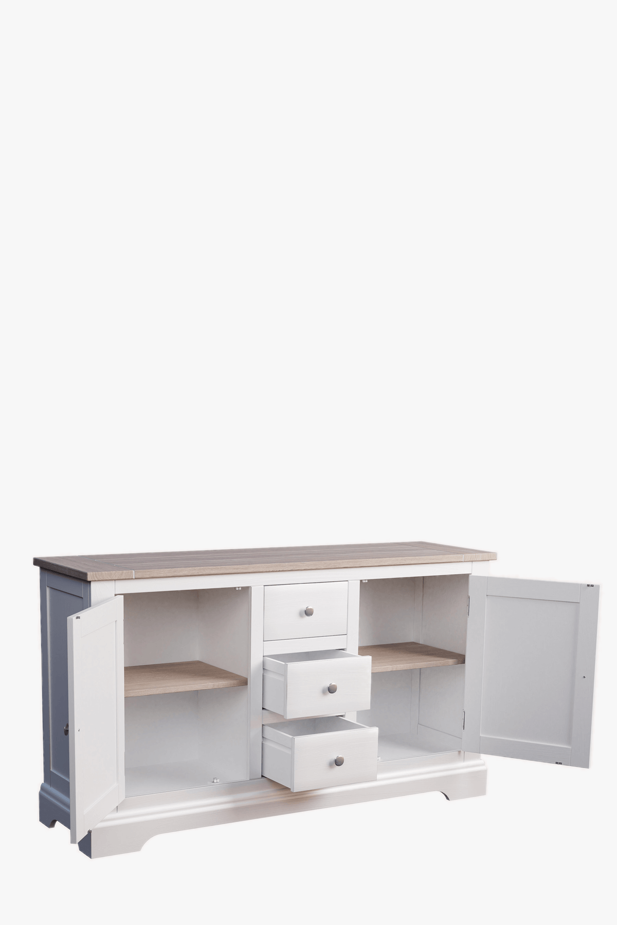 Dorset White 2 Door 3 Drawer Sideboard