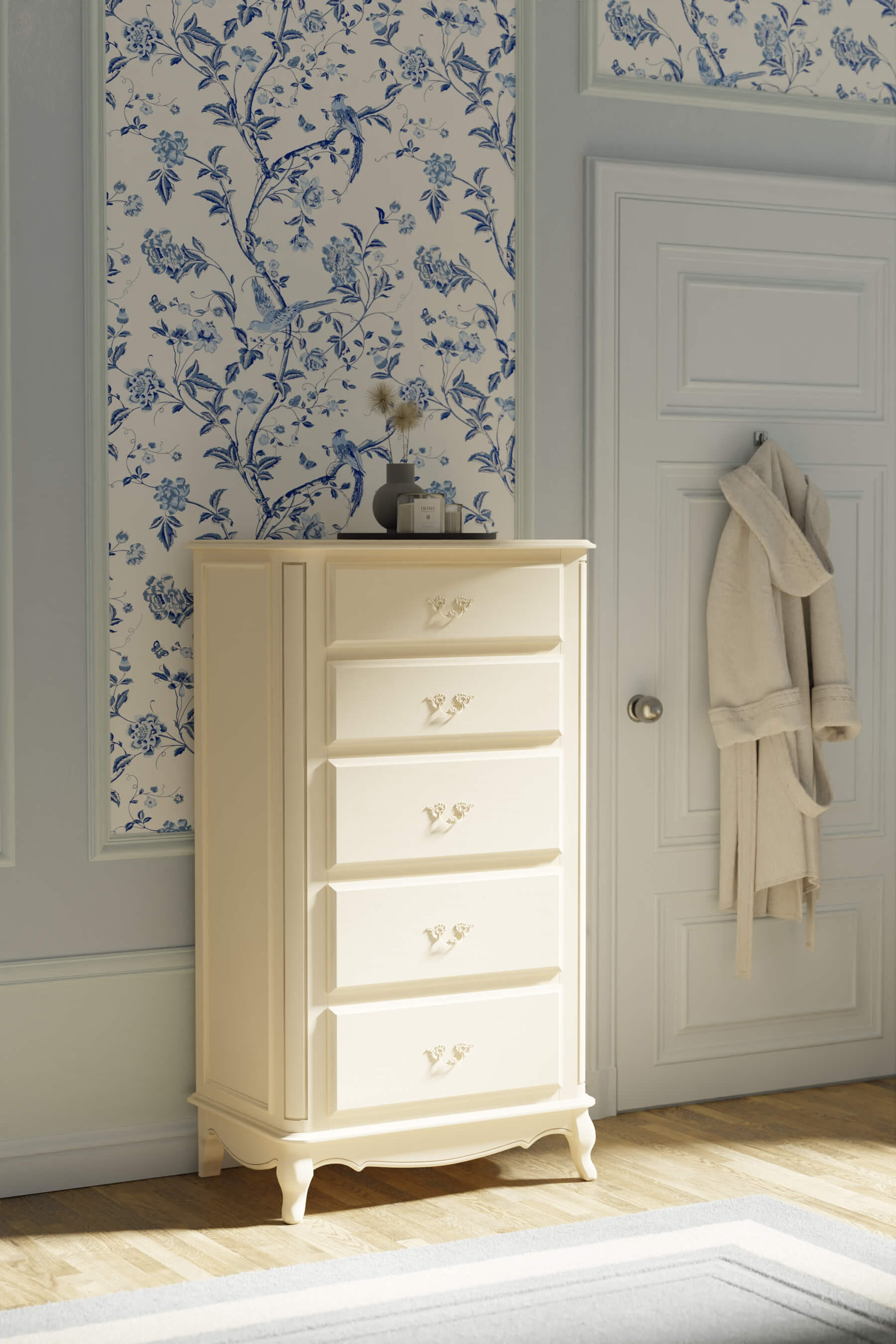 Provencale 5 Drawer Tall Chest