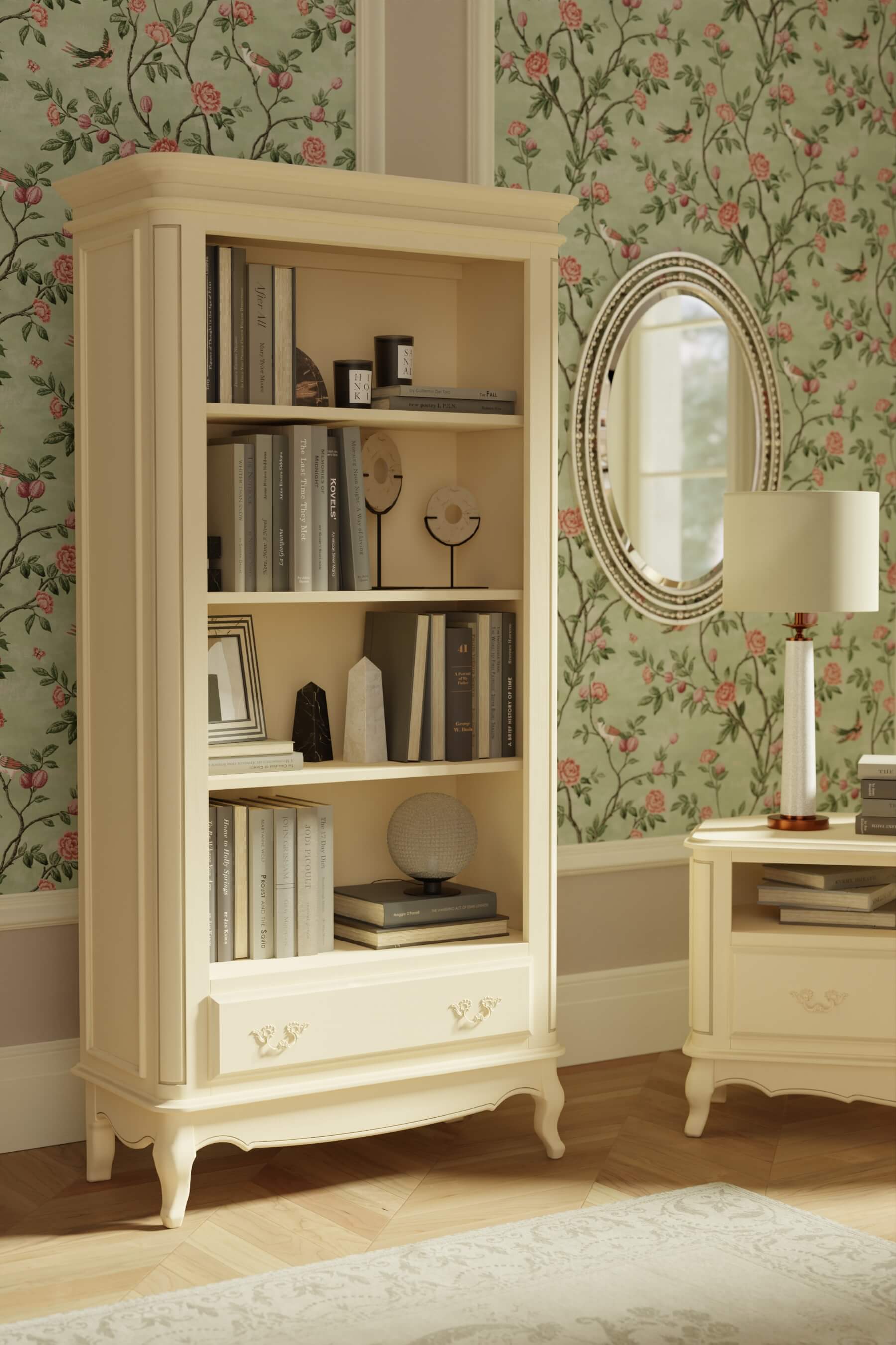 Provencale 1 Drawer Bookcase