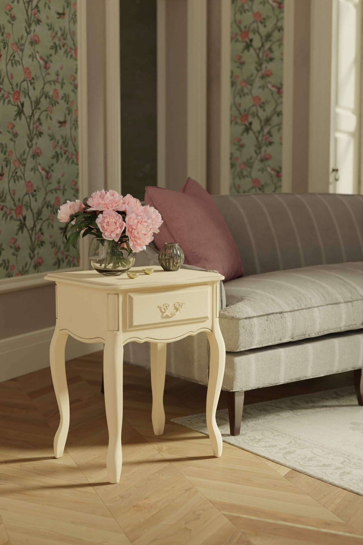 Provencale 1 Drawer Side Table