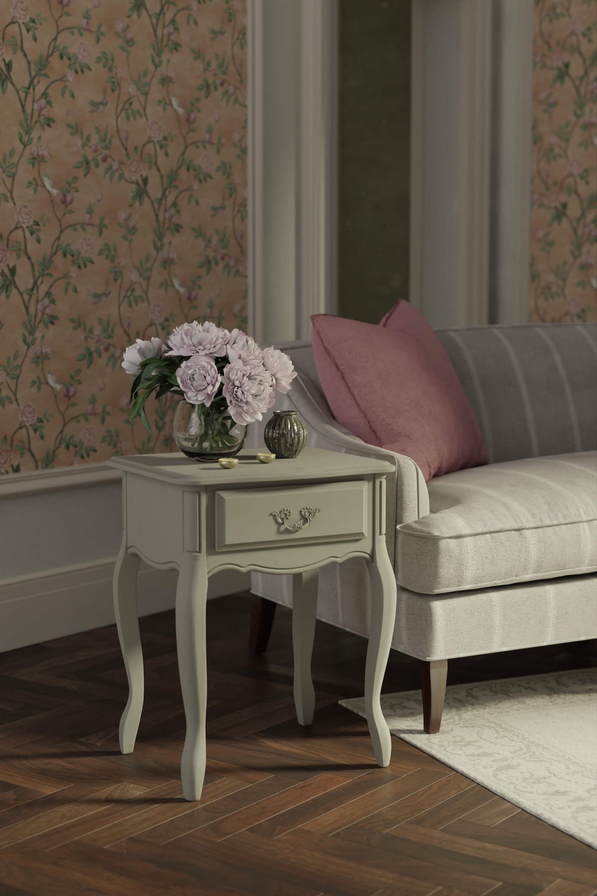 Provencale 1 Drawer Side Table