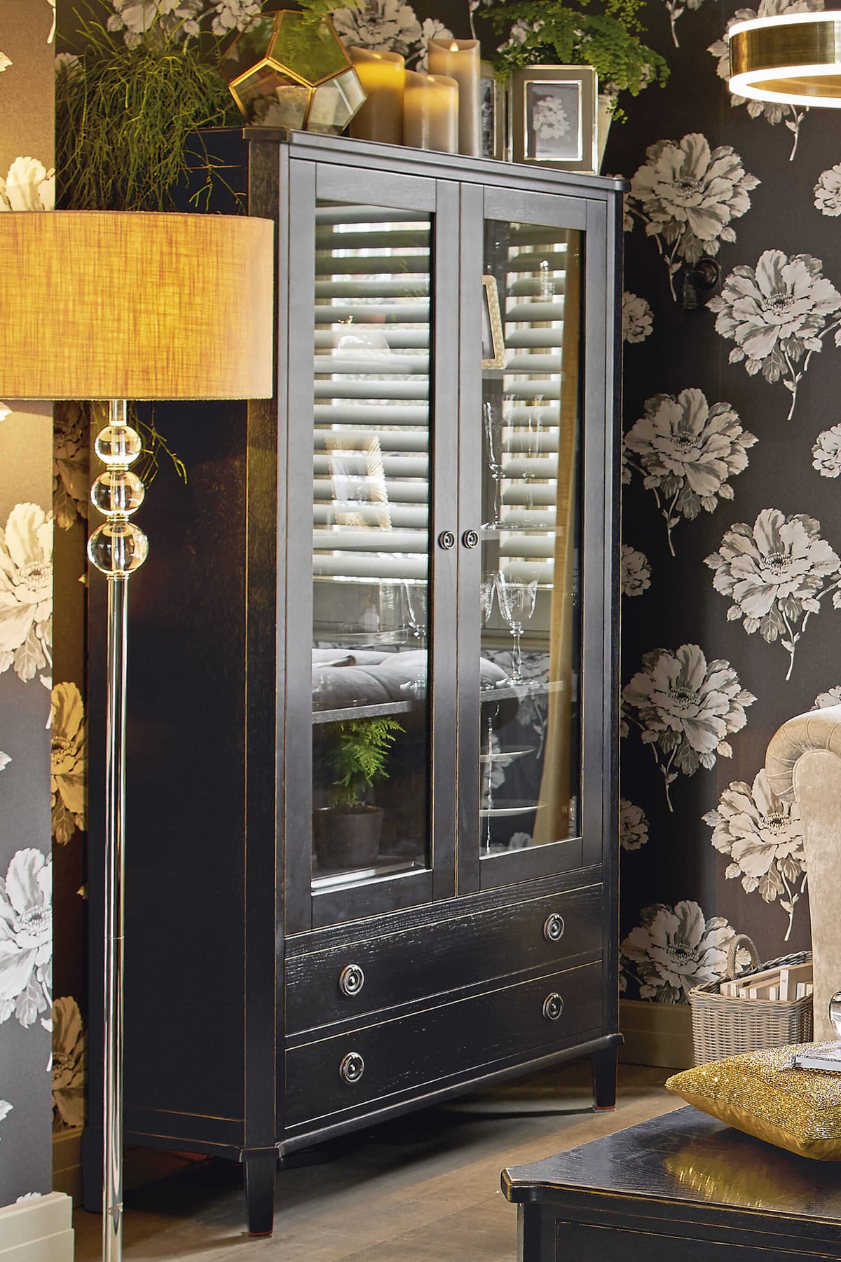 Henshaw 2 Door 2 Drawer Display Cabinet