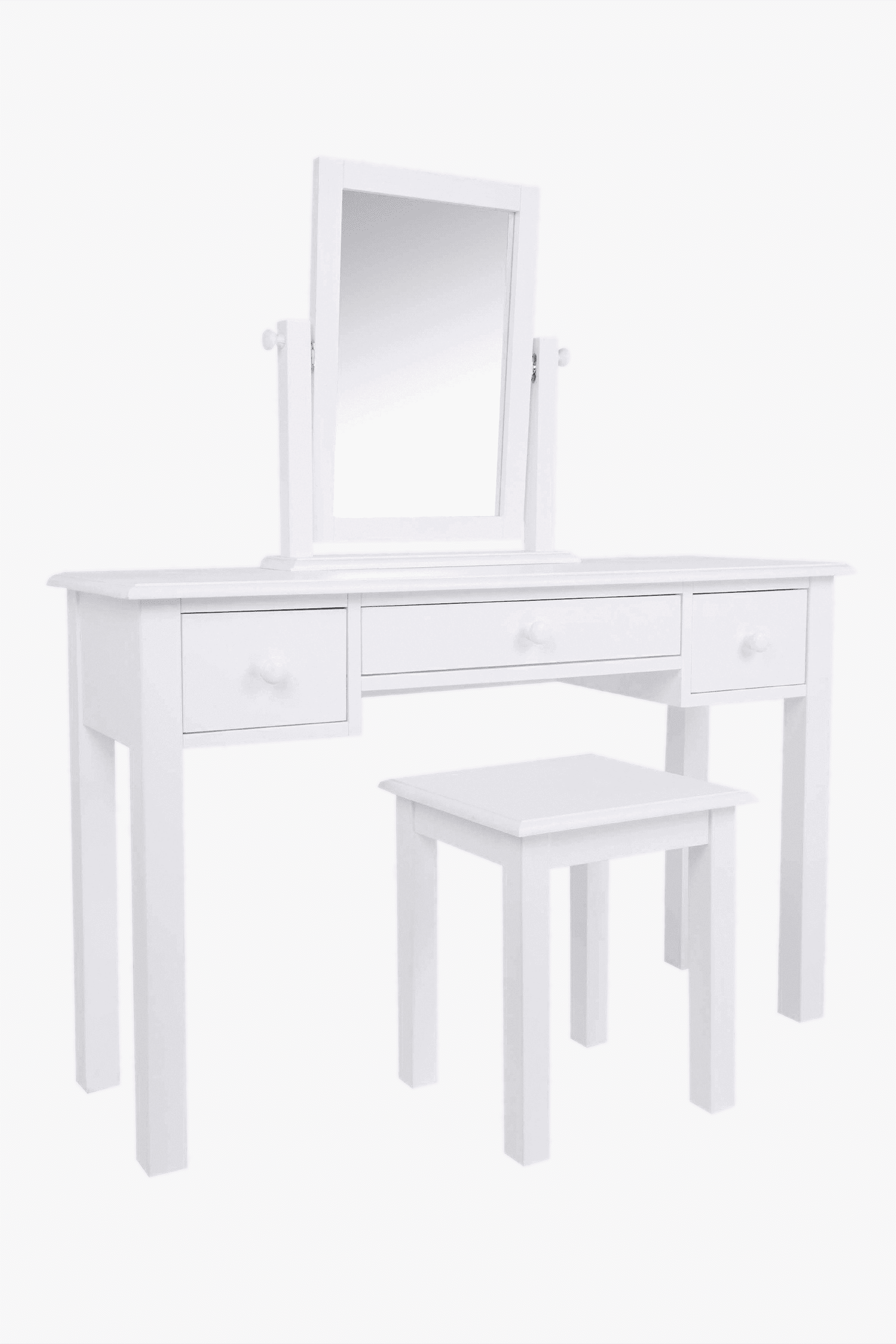 Ashwell 3 Drawer Dressing Table & Stool Set