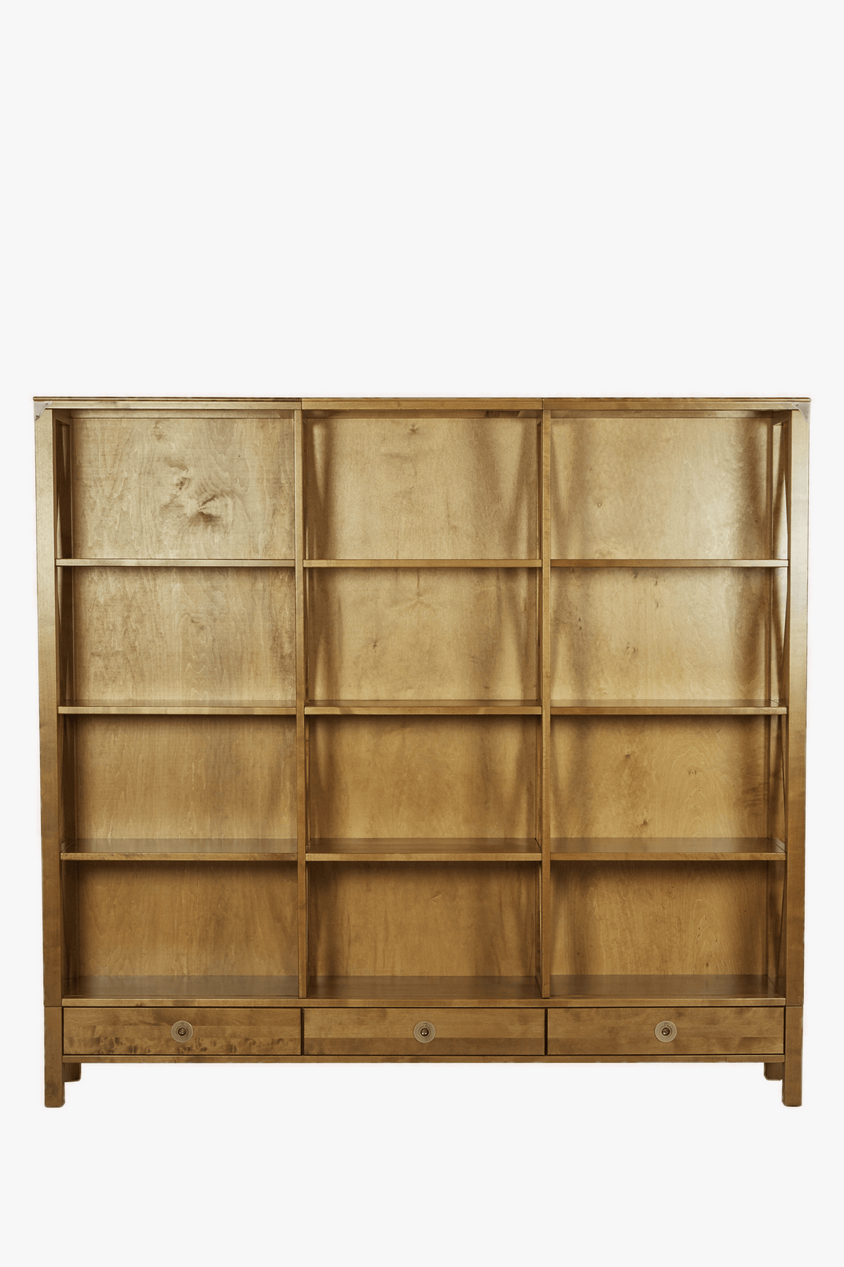 Balmoral 3 Drawer Triple Bookcase