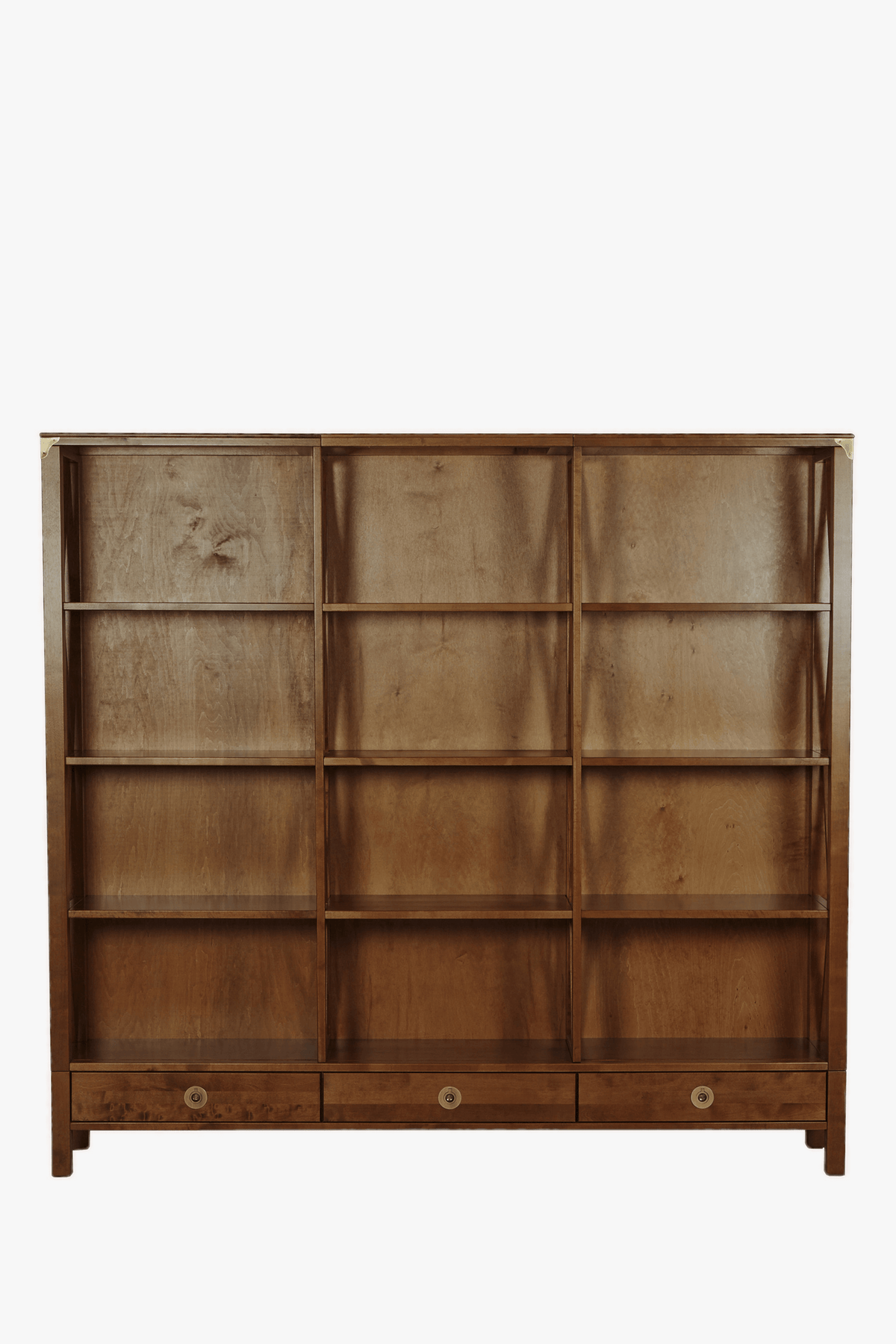 Balmoral 3 Drawer Triple Bookcase