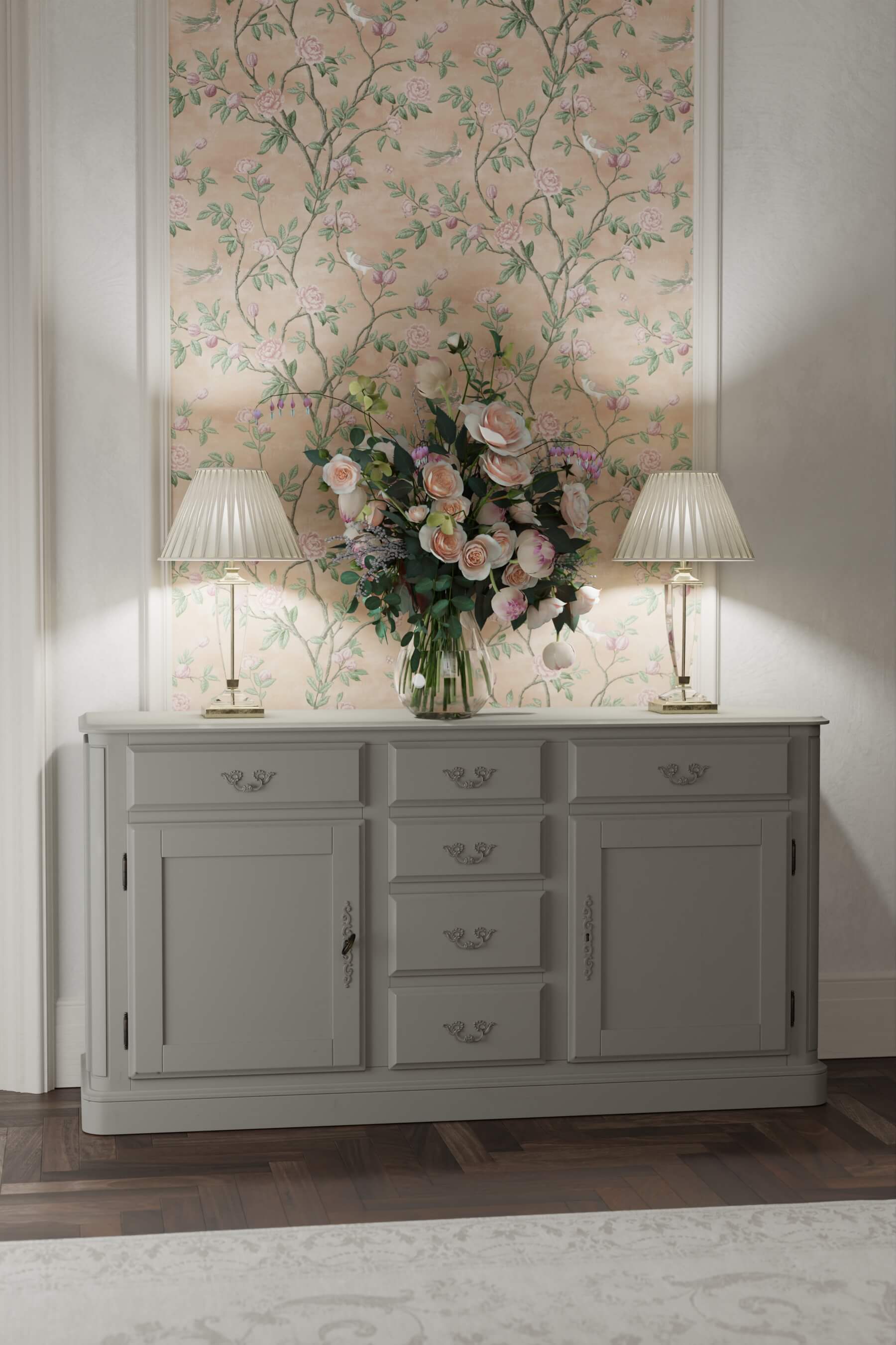 Provencale 2 Door 6 Drawer Sideboard