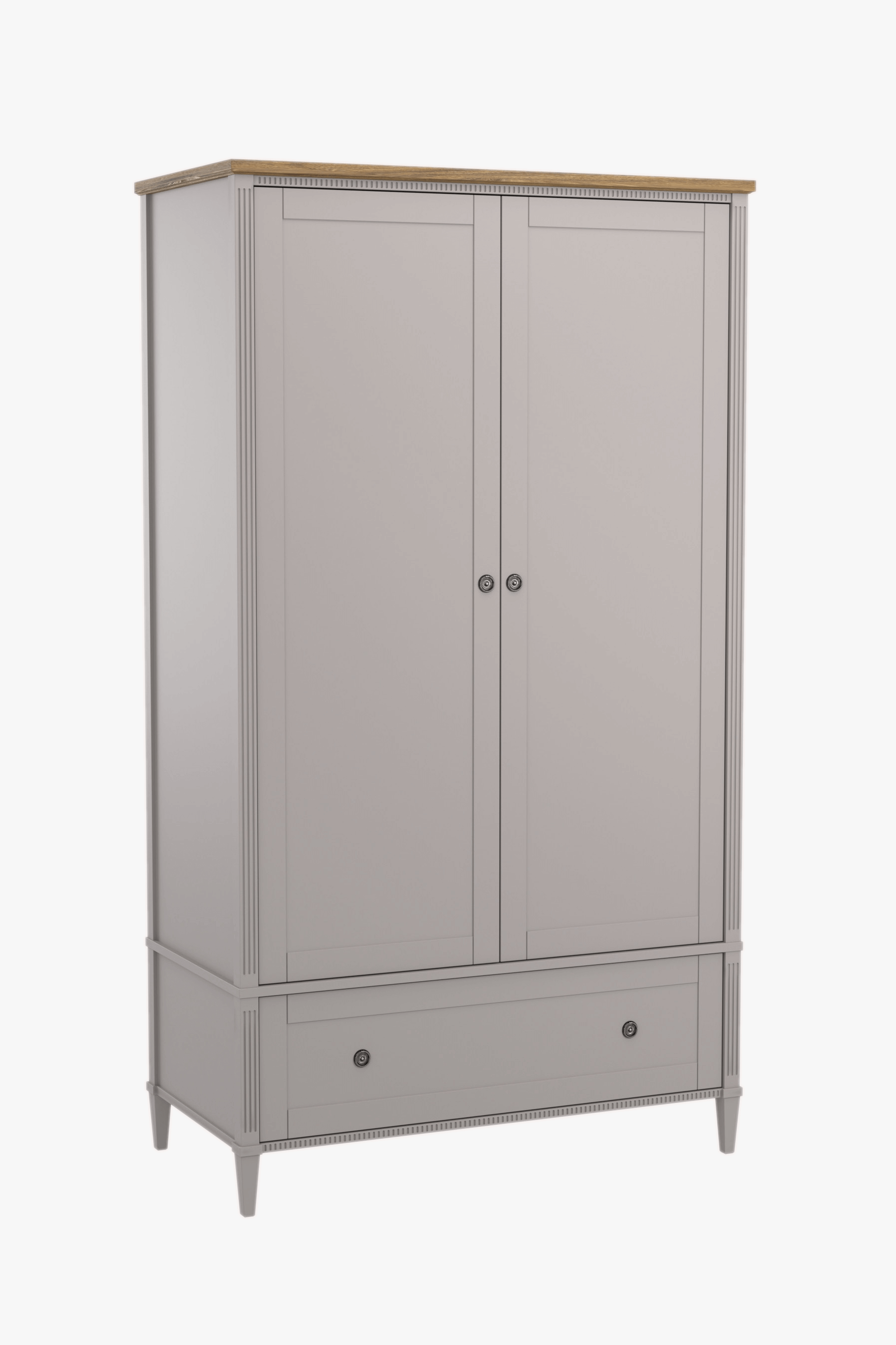Eleanor 2 Door 1 Drawer Wardrobe