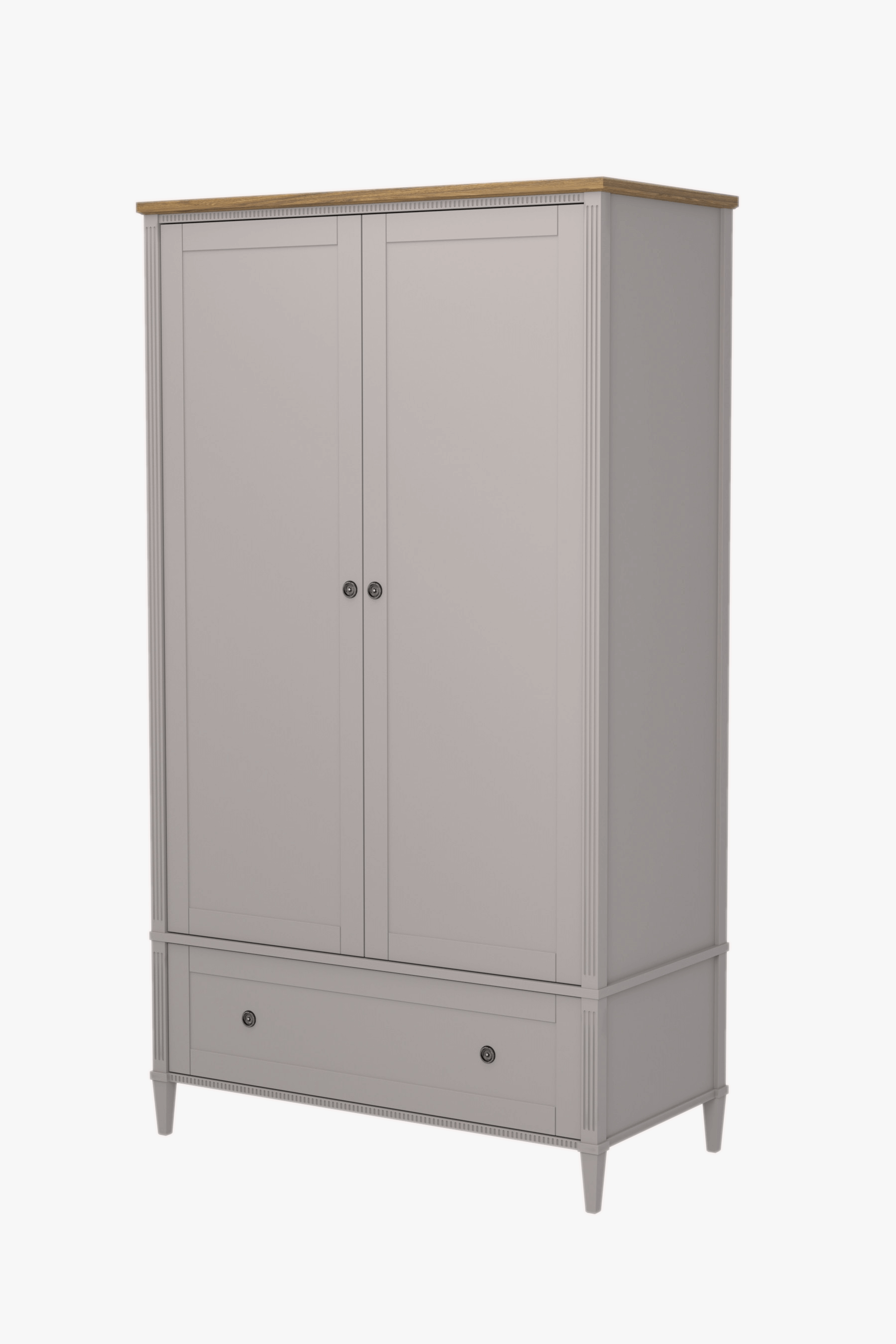Eleanor 2 Door 1 Drawer Wardrobe