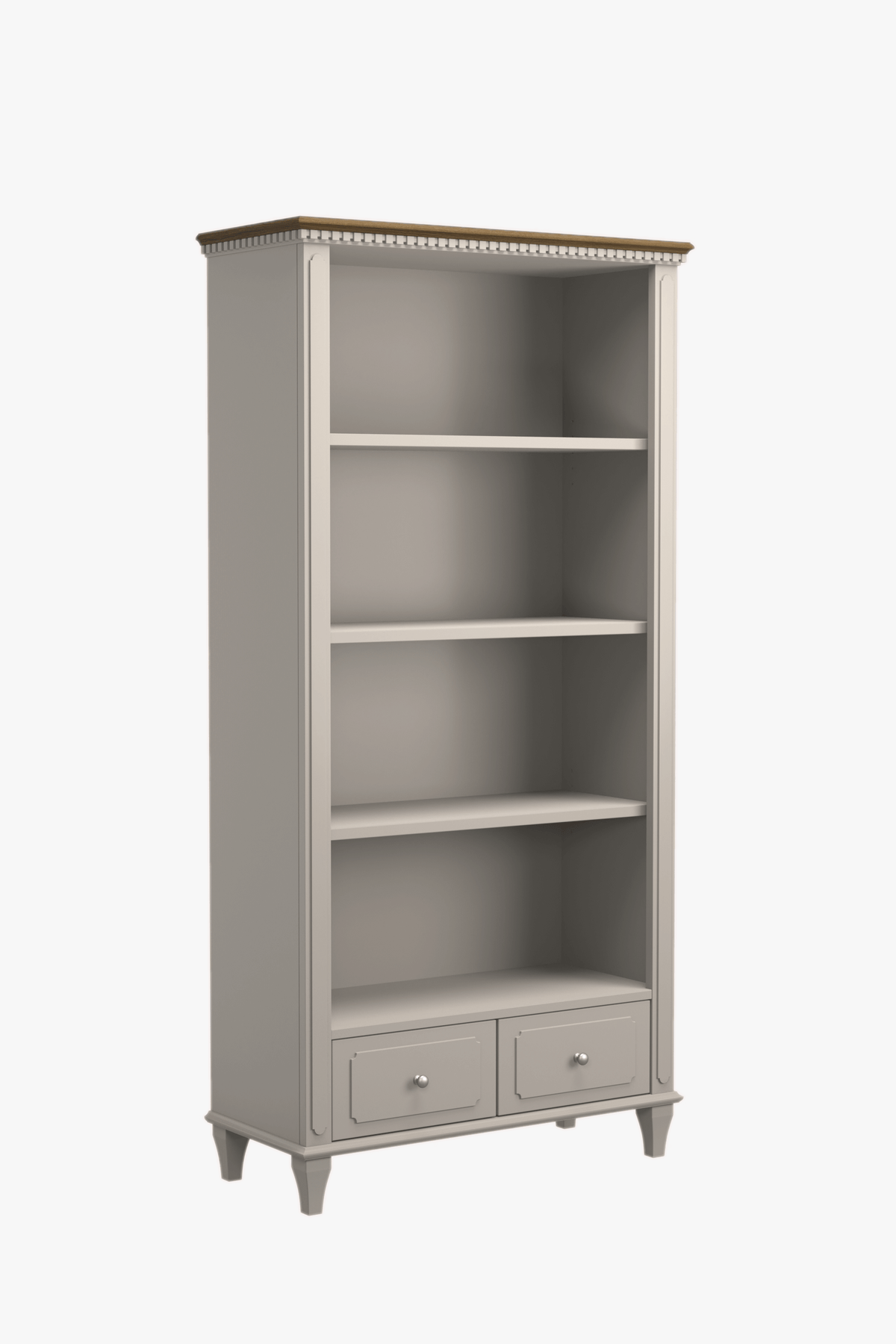 Hanover 2 Drawer Single Bookcase