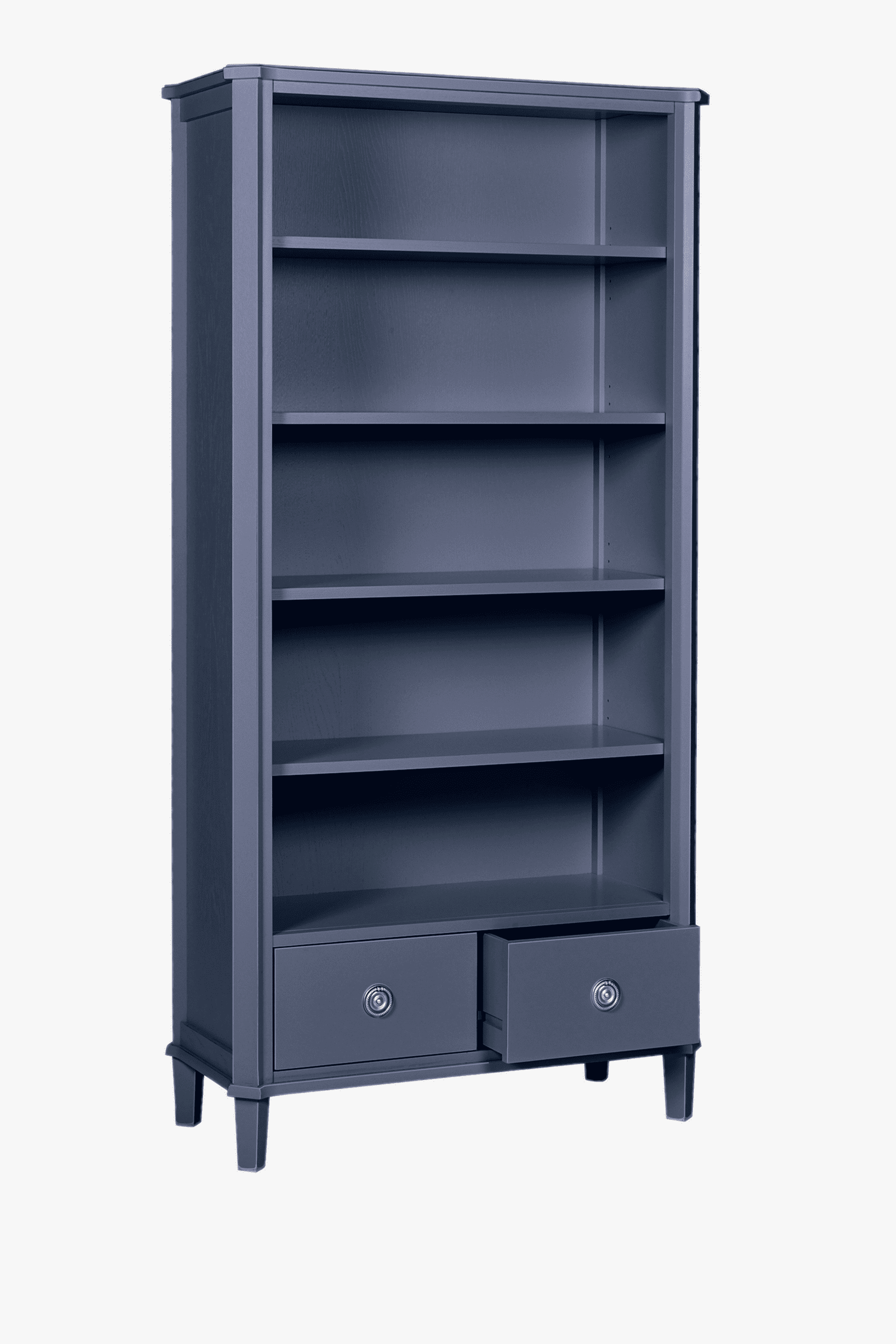 Henshaw 2 Drawer Single Bookcase