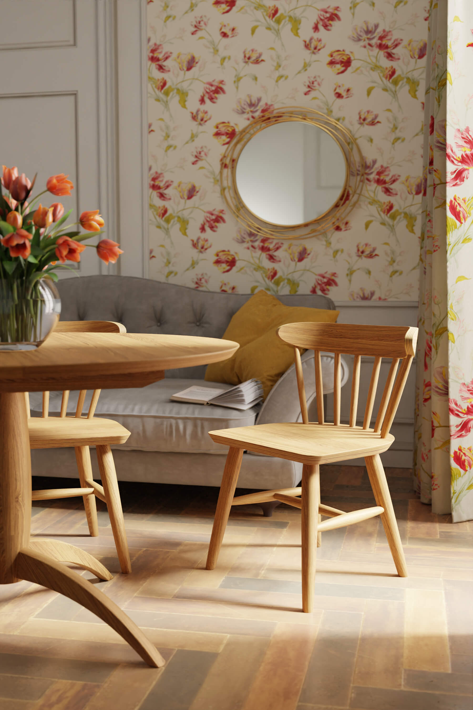 Brecon Pair of Dining Chairs