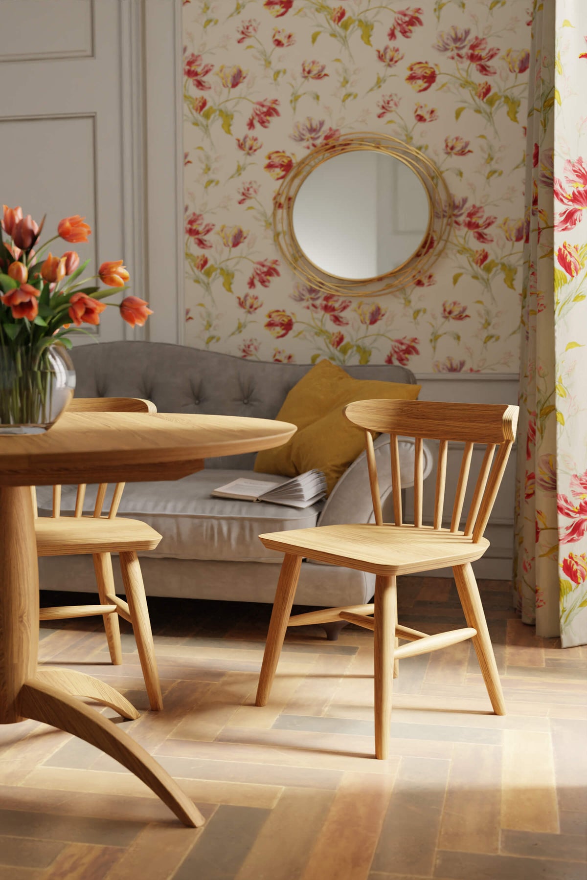 Brecon Pair of Dining Chairs