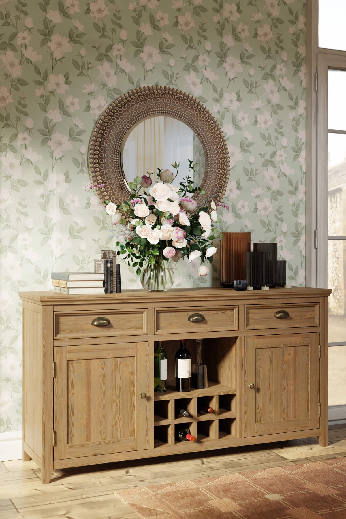 Merrion 2 Door 3 Drawer Sideboard