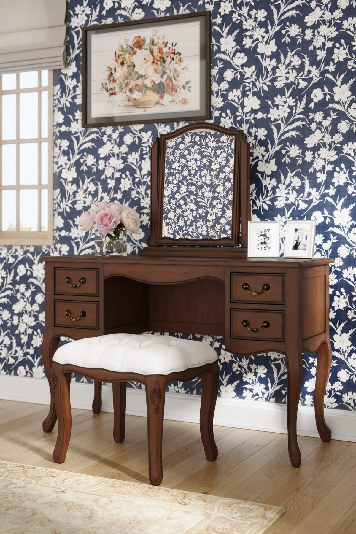 Montpellier Dressing Table & Stool Set