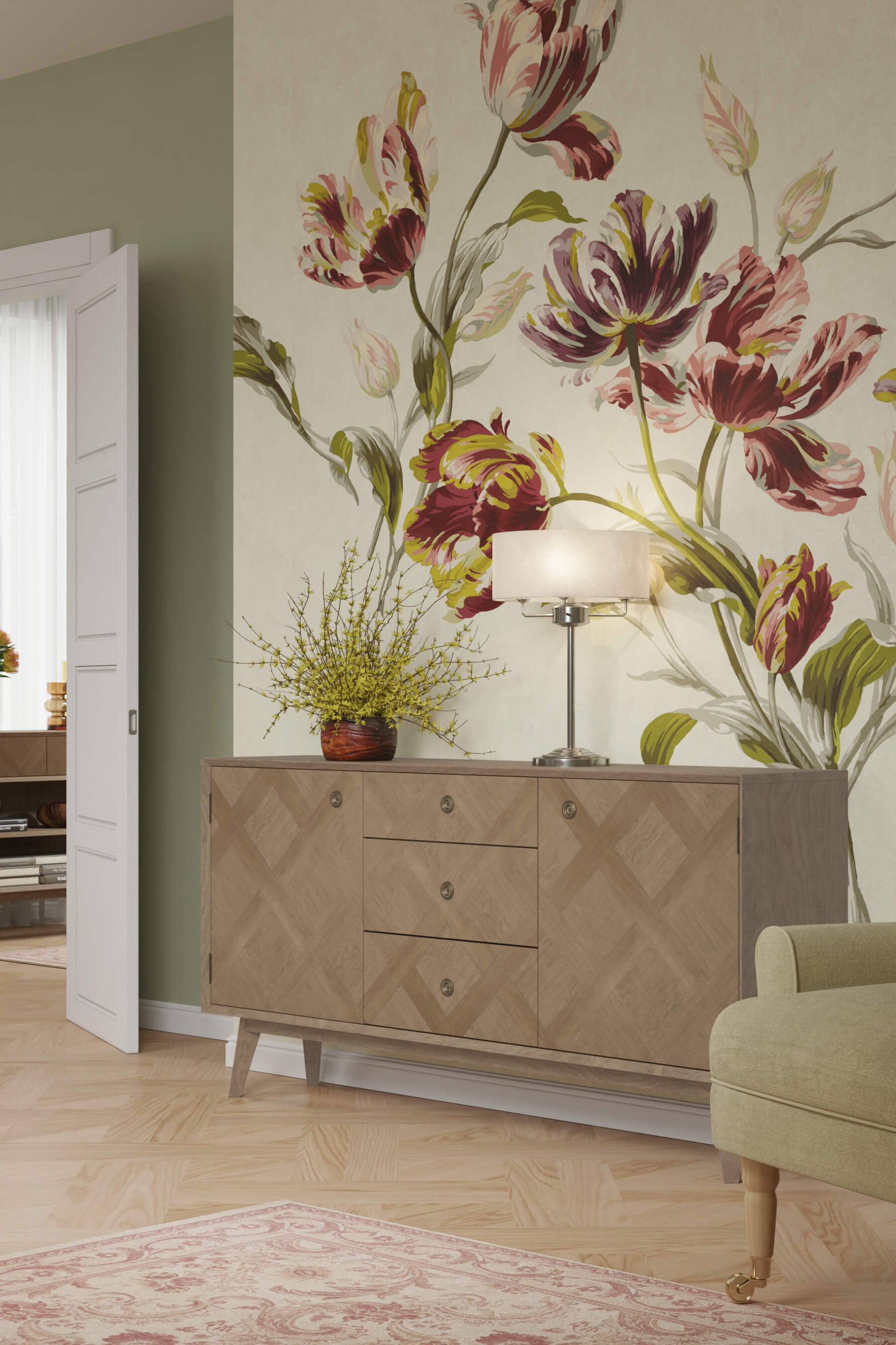 Hencroft 2 Door 3 Drawer Sideboard