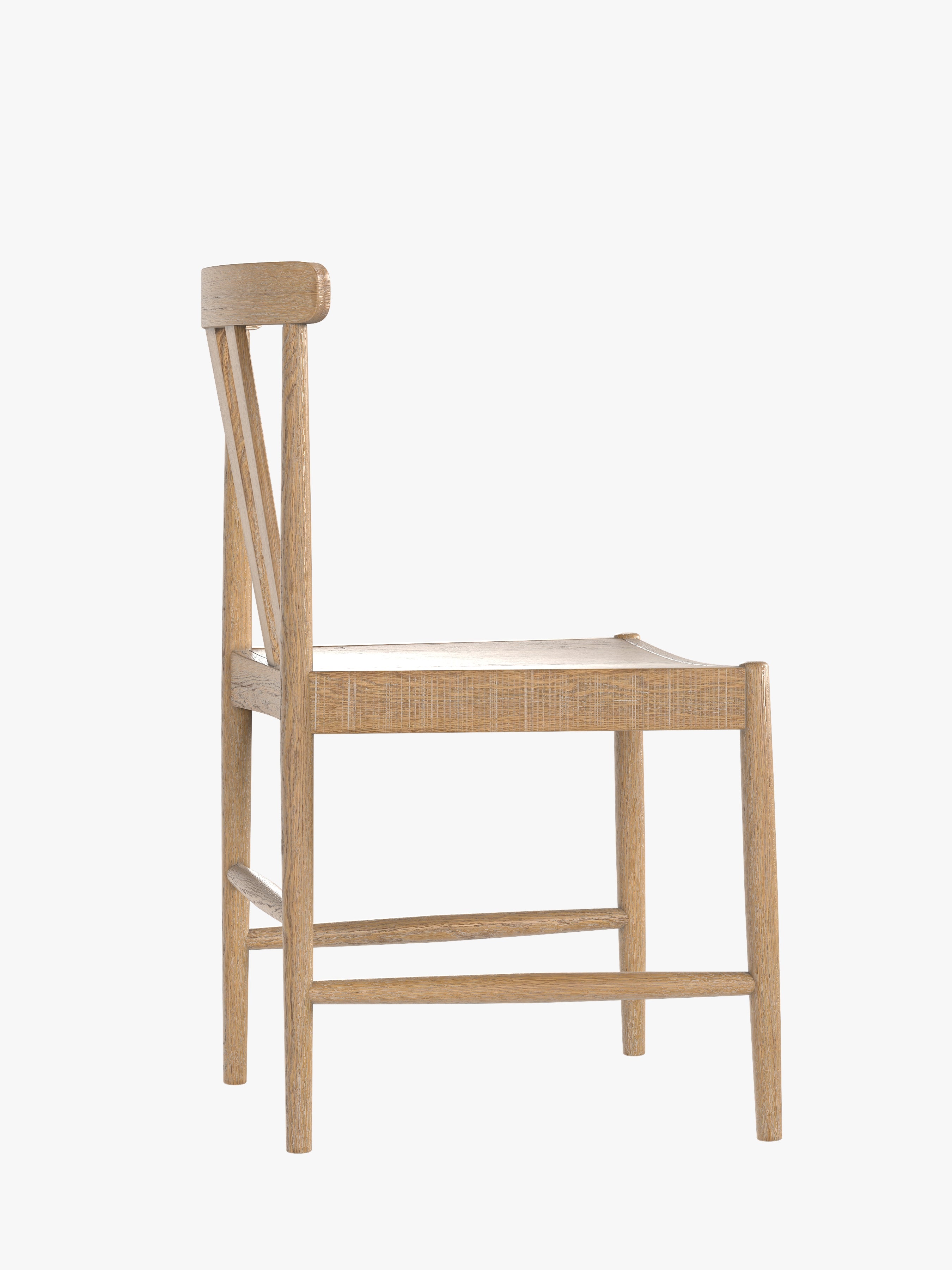 Washed Oak Braystone Pair Of Dining Chair