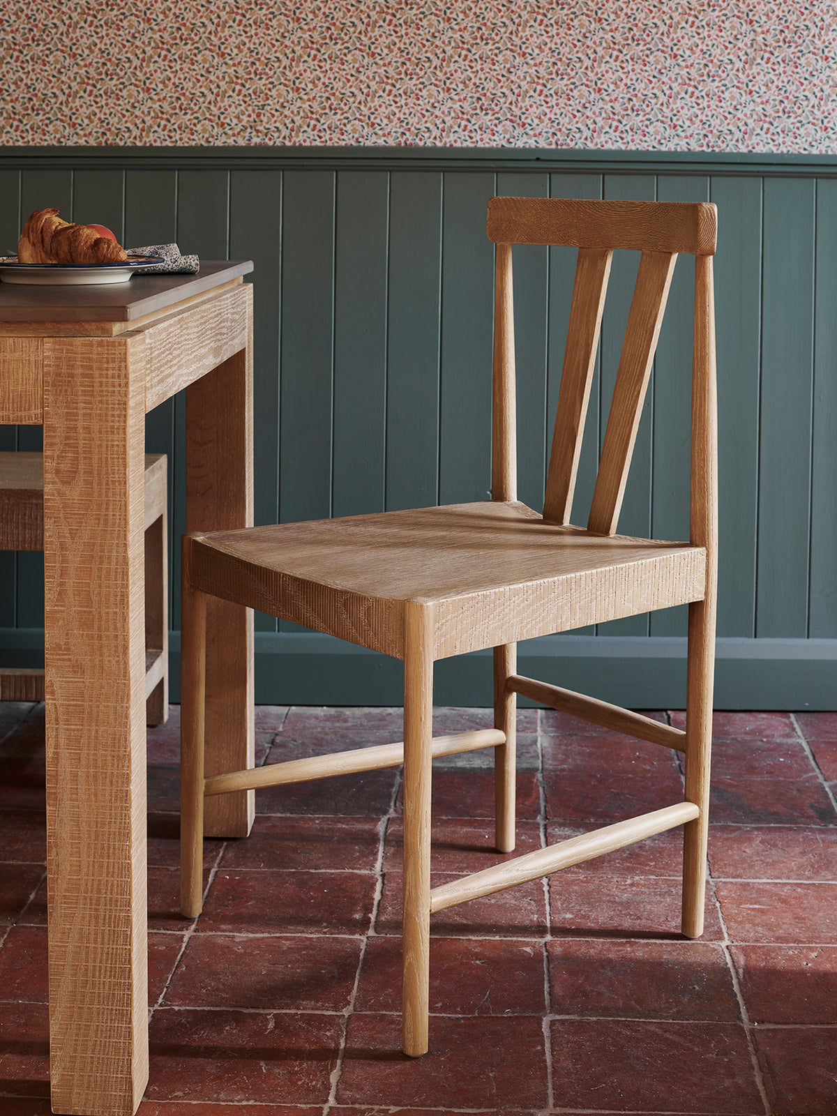 Washed Oak Braystone Pair Of Dining Chair