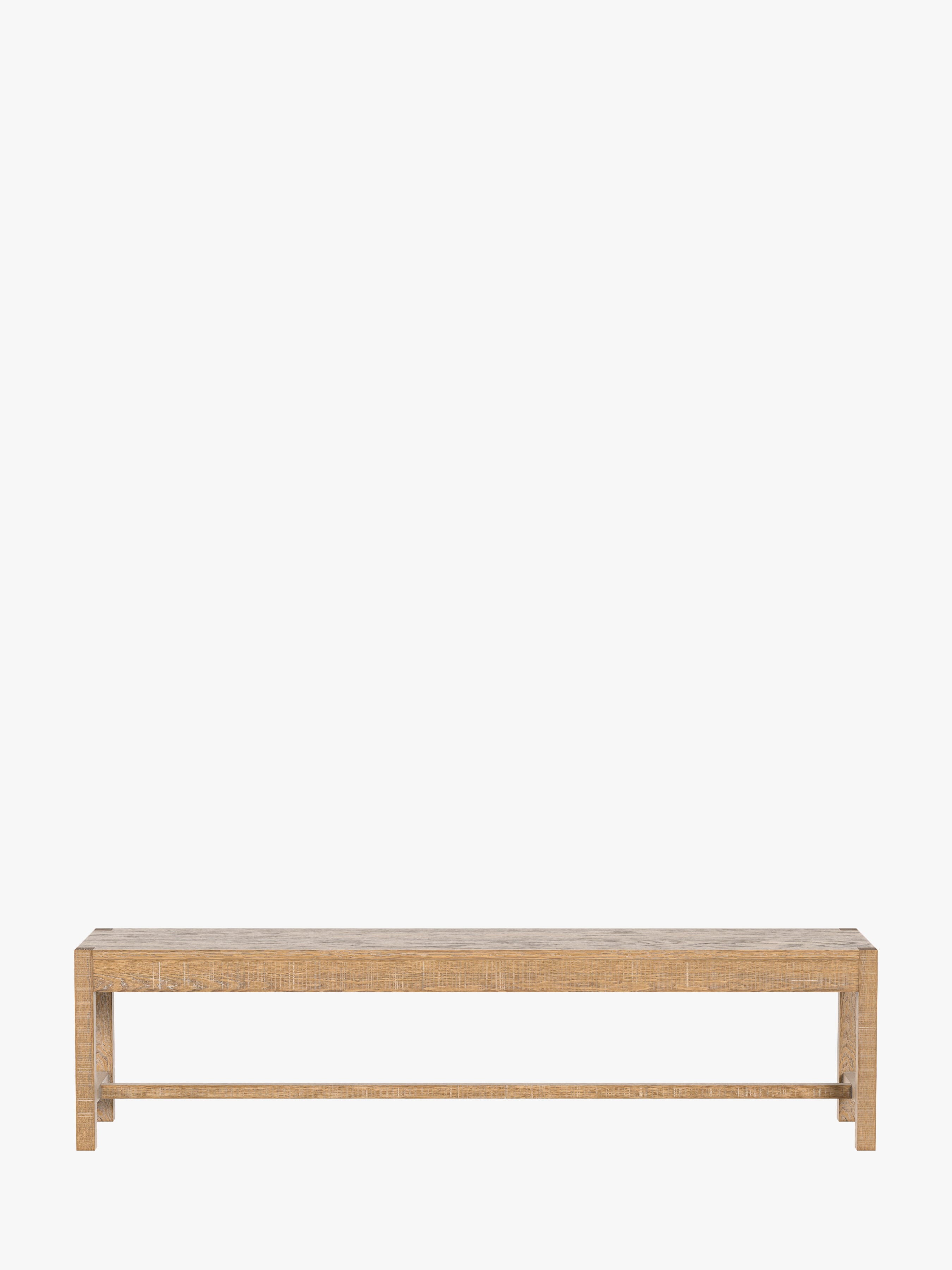 Washed Oak Braystone Dining Bench