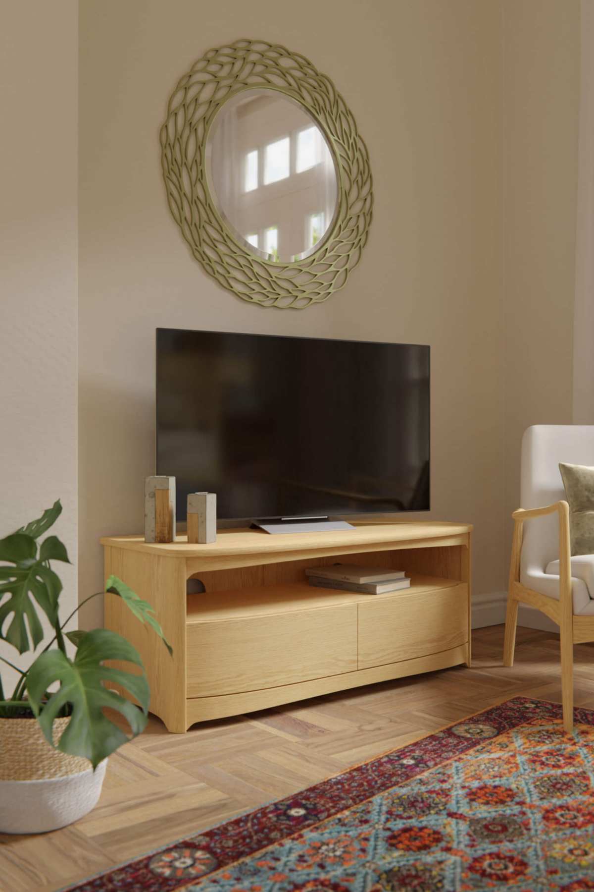 Shadows Low Widescreen TV Unit