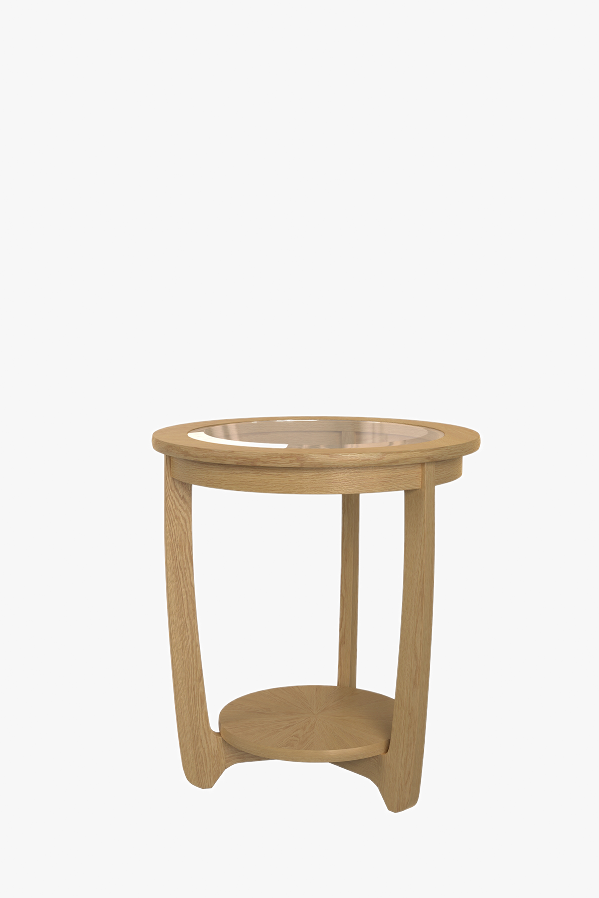 Shadows Glass Side Table