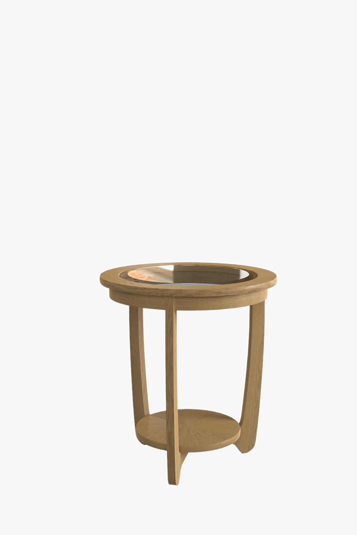 Shadows Glass Side Table