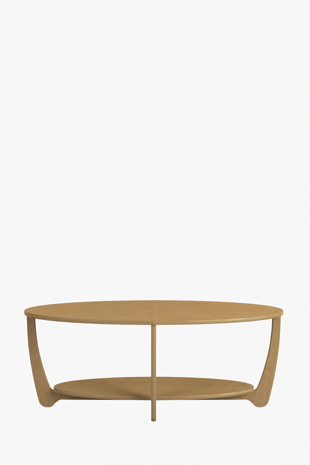 Shadows Sunburst Oval Coffee Table
