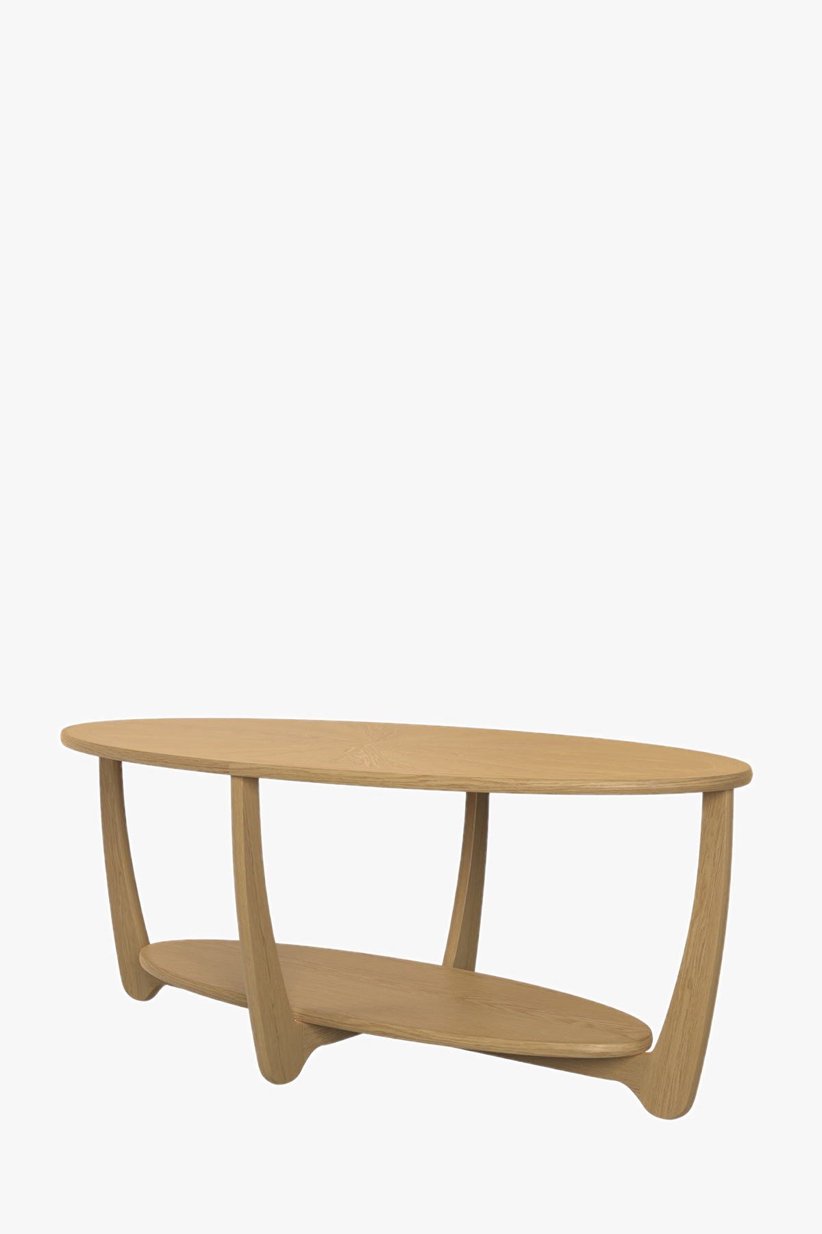 Shadows Sunburst Oval Coffee Table
