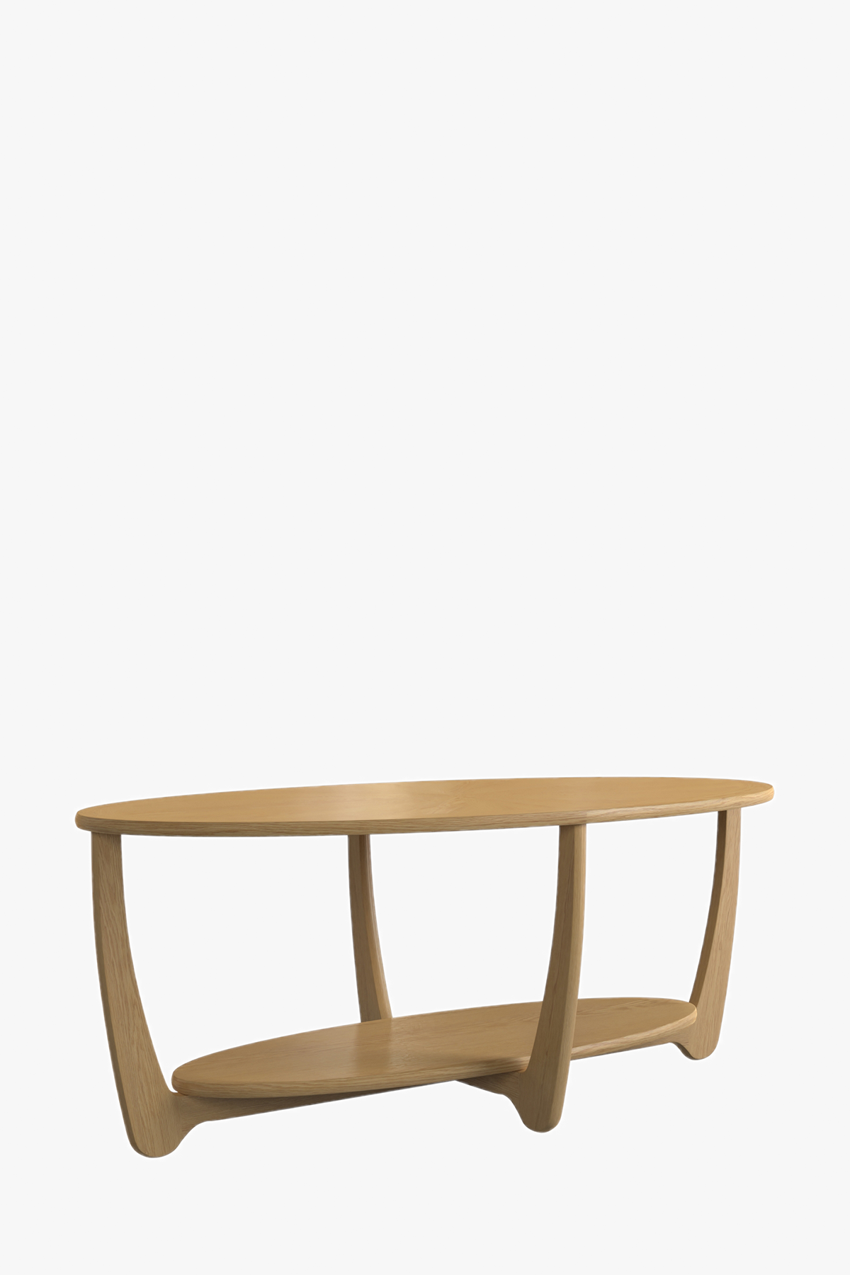 Shadows Sunburst Oval Coffee Table