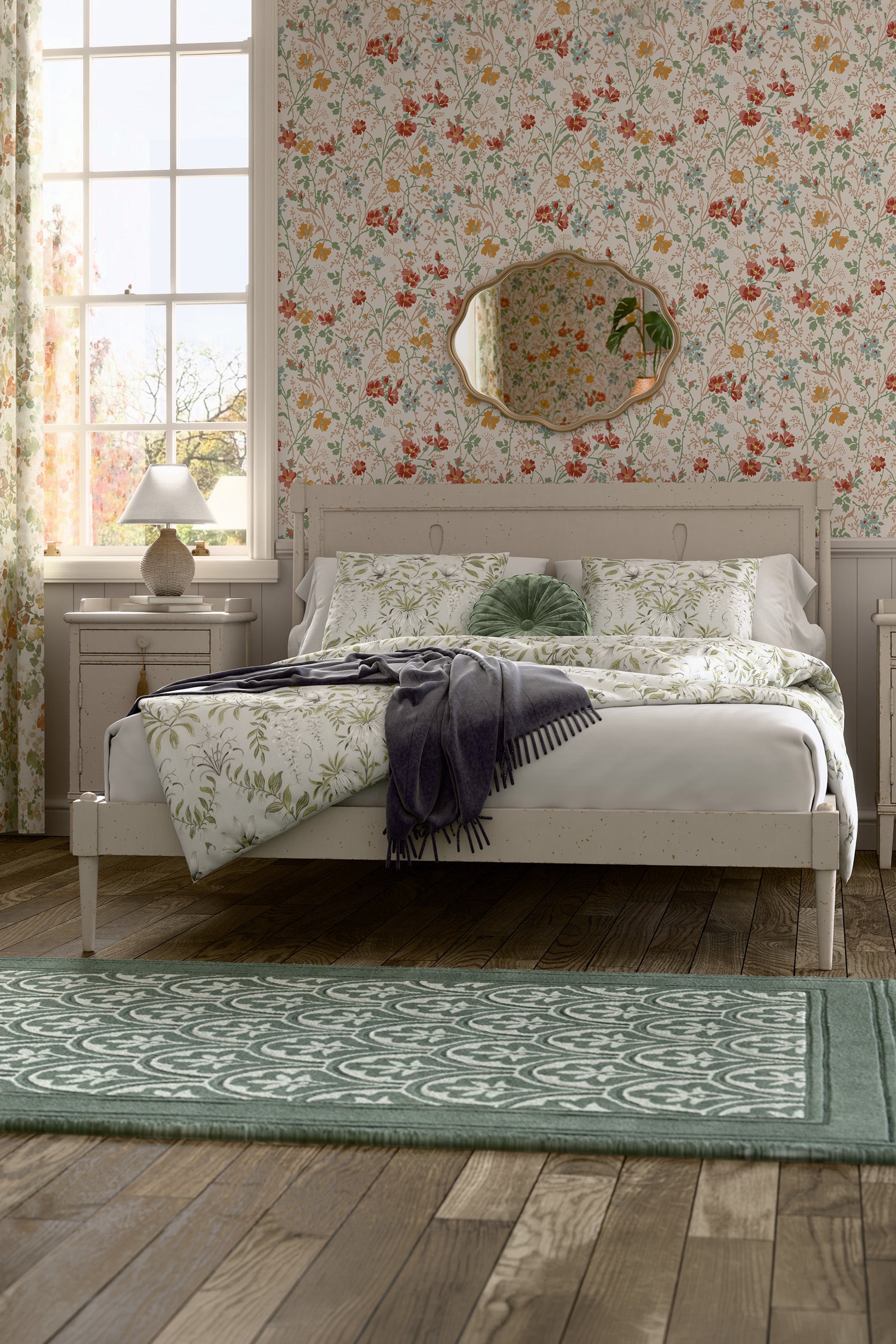 Antique White Annaside Bed Frame