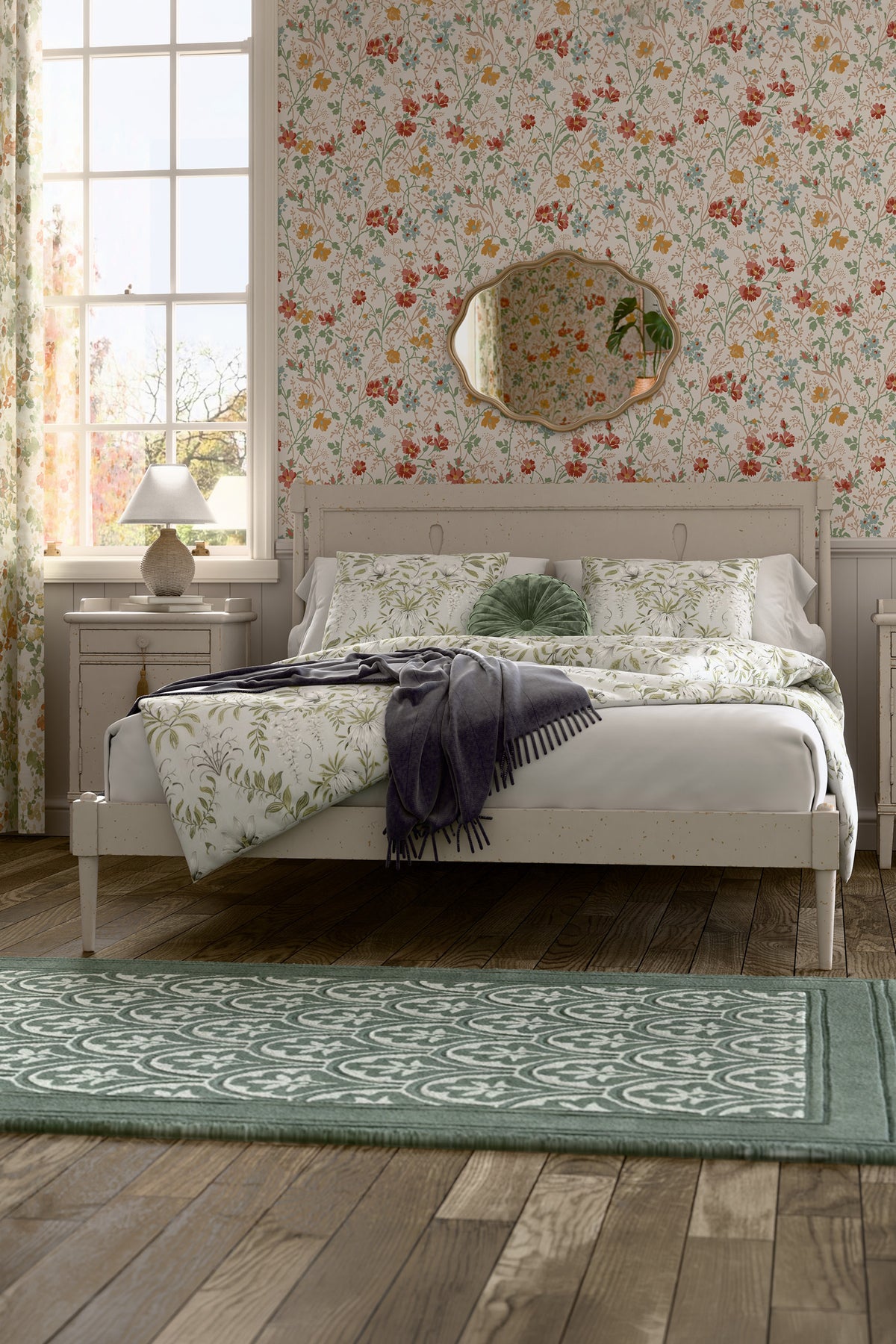 Antique White Annaside Bed Frame