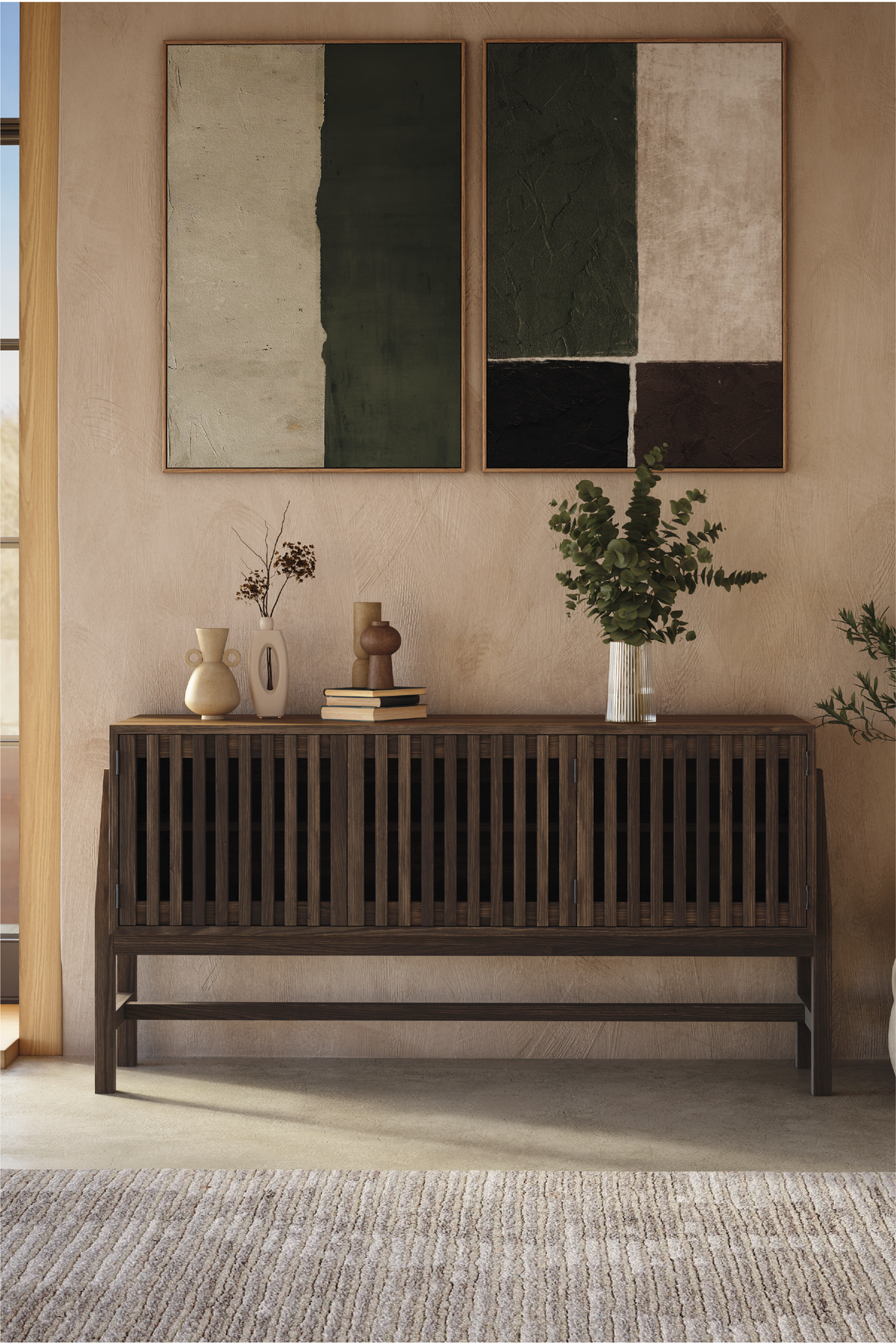 Batten 3 Door Wide Storage Unit