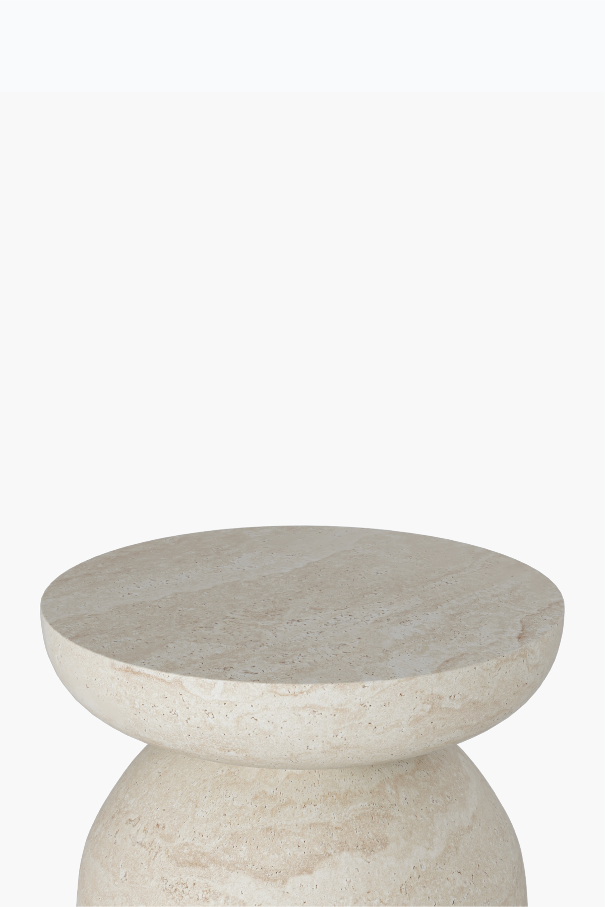 Diablo Side Table (Light Travertine)