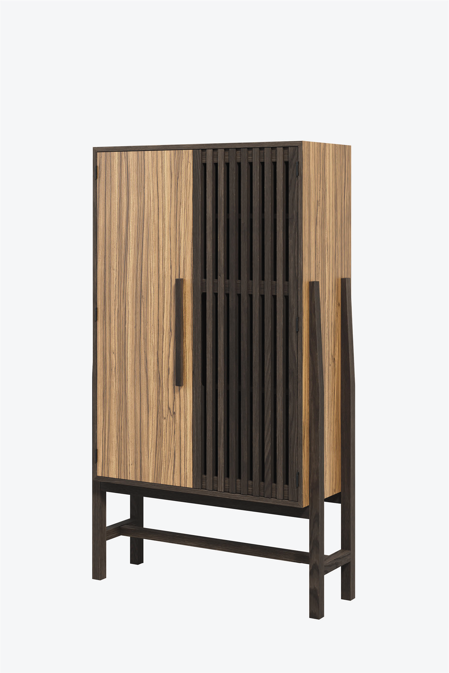 Batten 2 Door Tall Storage Unit