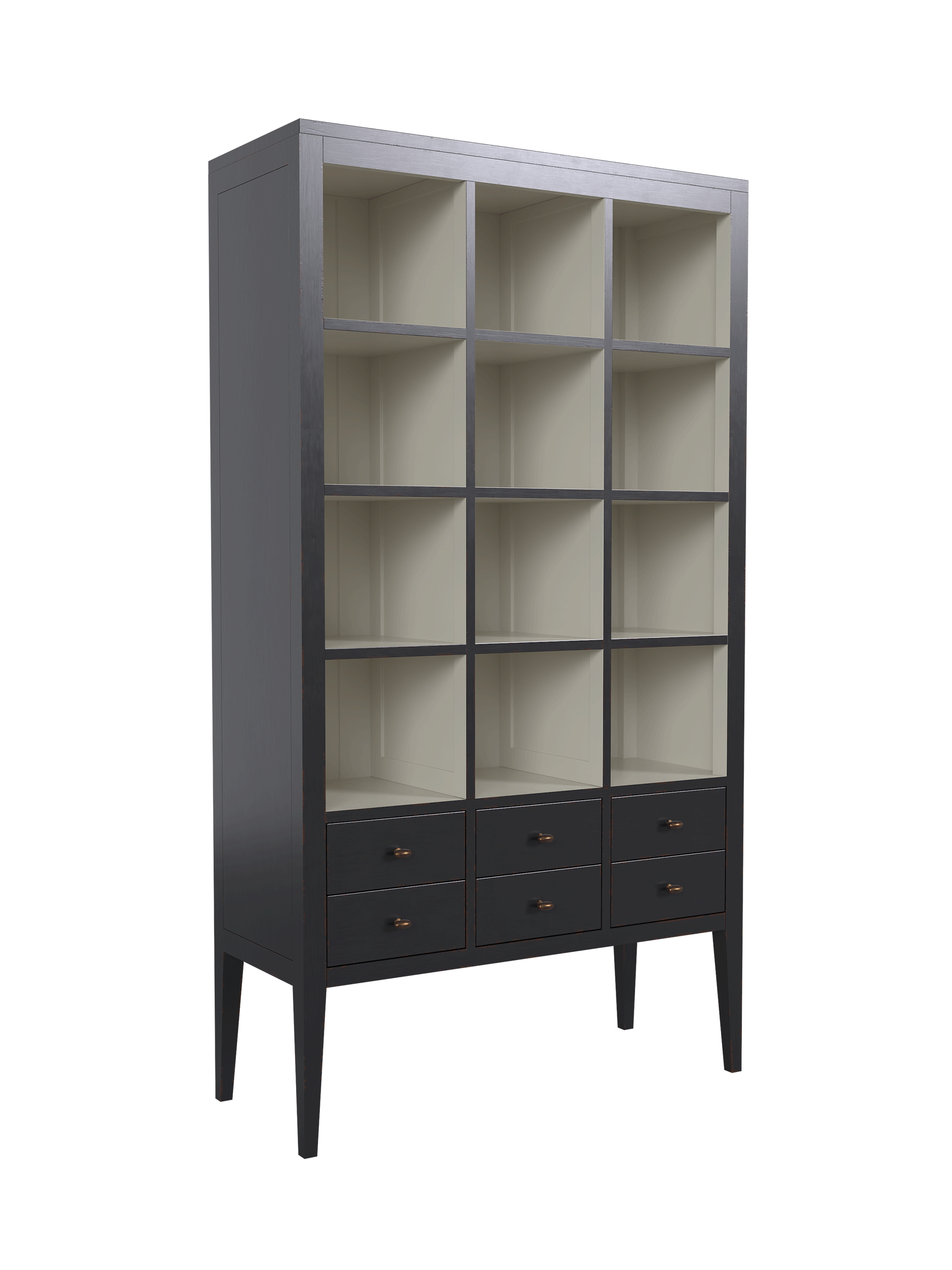 Barwick Barwick 6 Drawer Triple Bookcase – We Interiors