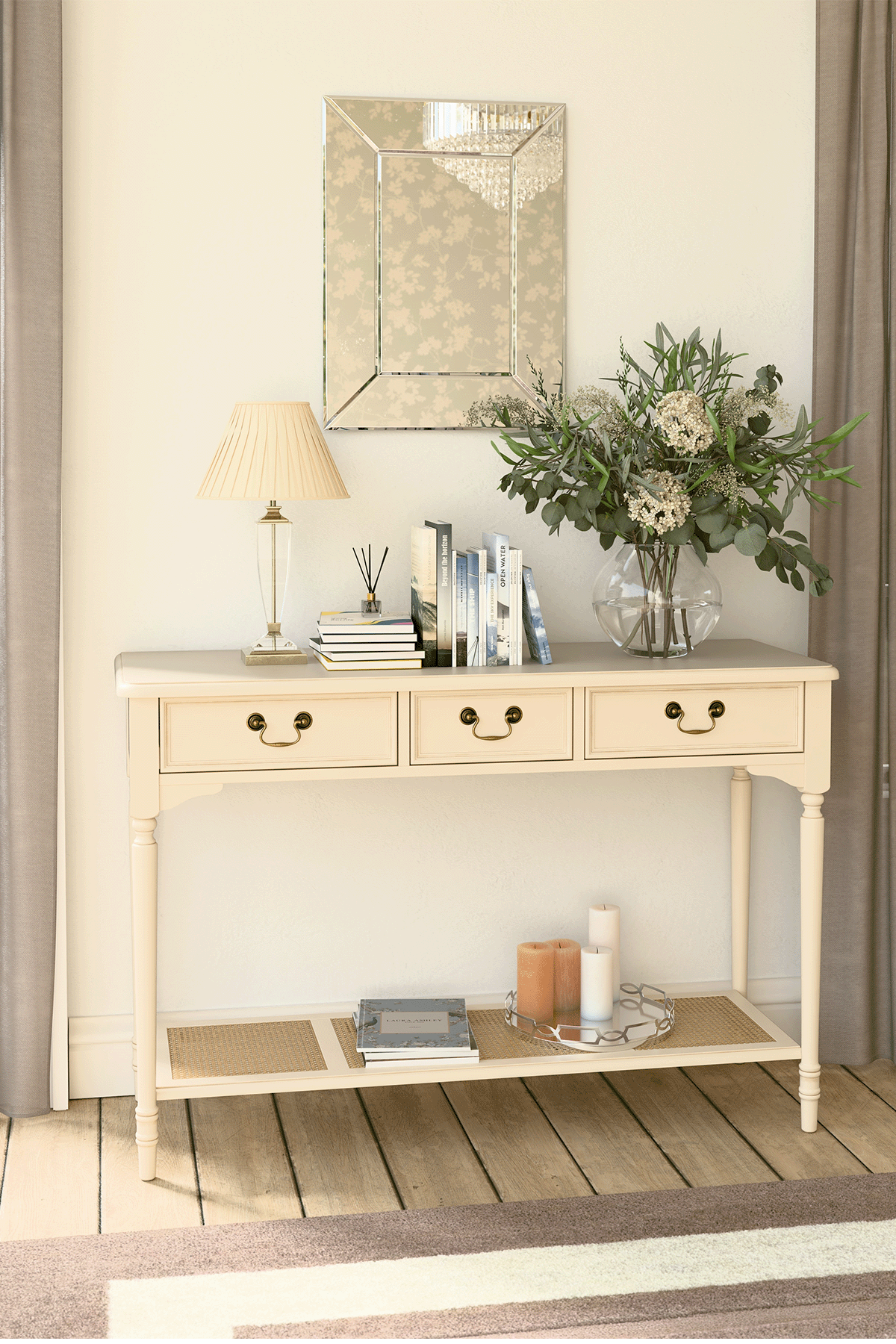 Clifton 3 Drawer Console Table