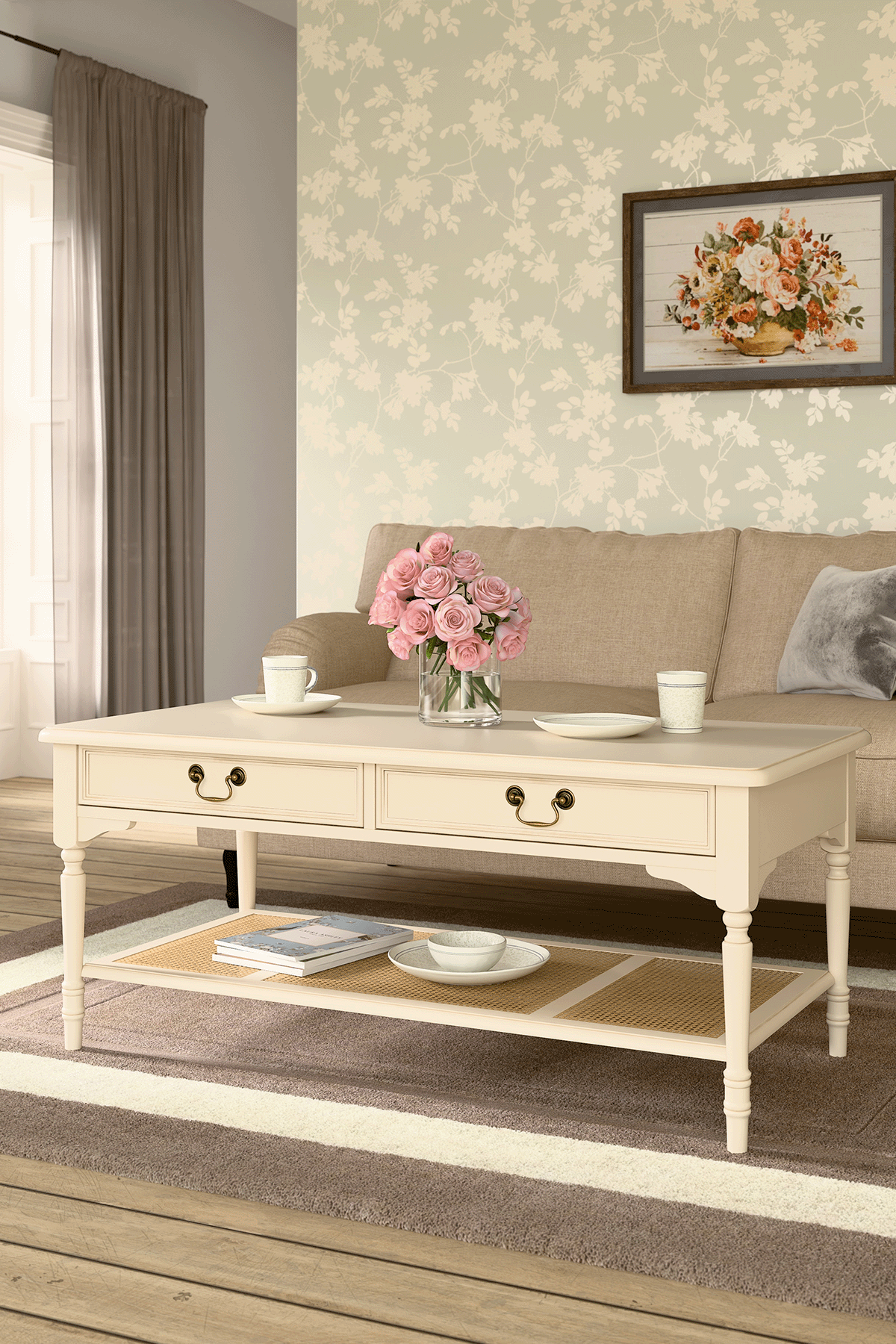 Clifton 2 Drawer Coffee Table