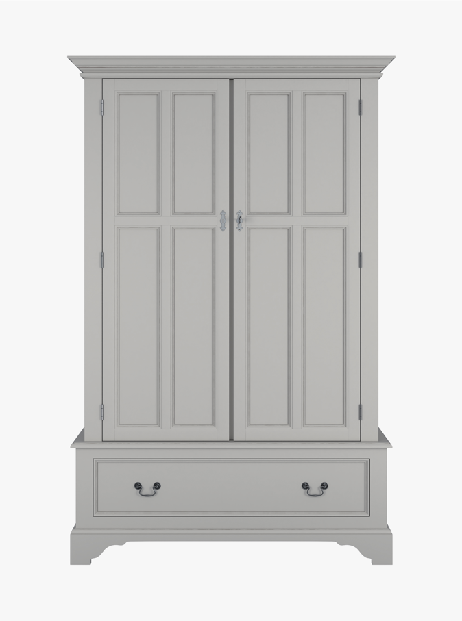 H200 x W128 x D61 clifton dove grey