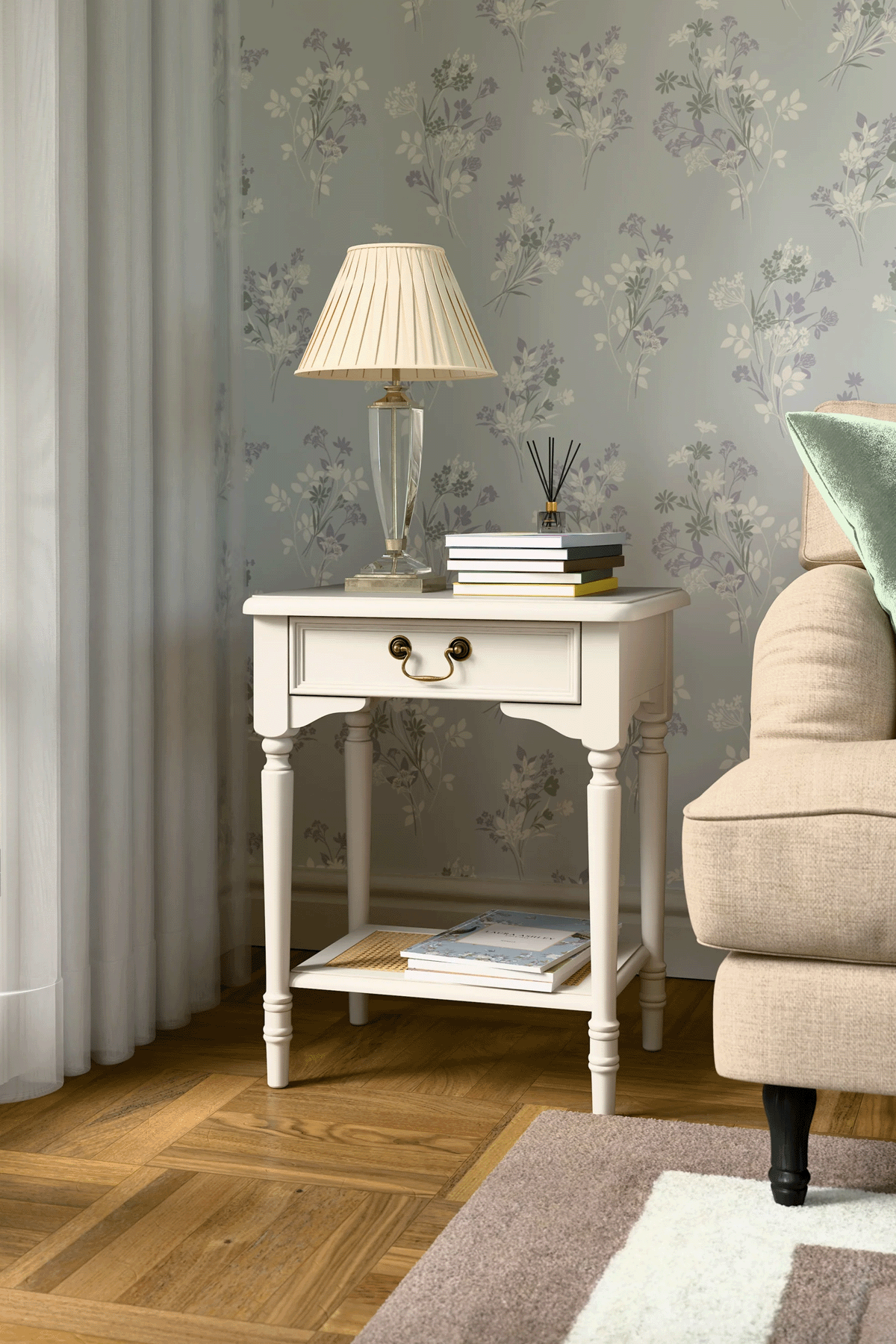 Clifton 1 Drawer Side Table