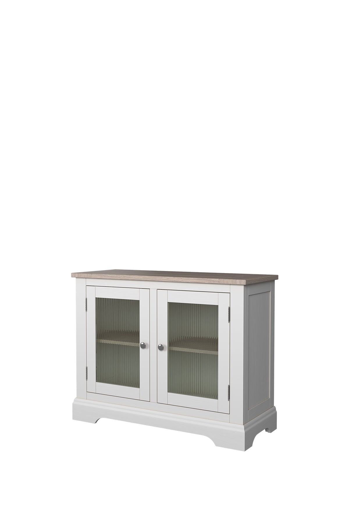 Dorset White 2 Door Glazed Sideboard