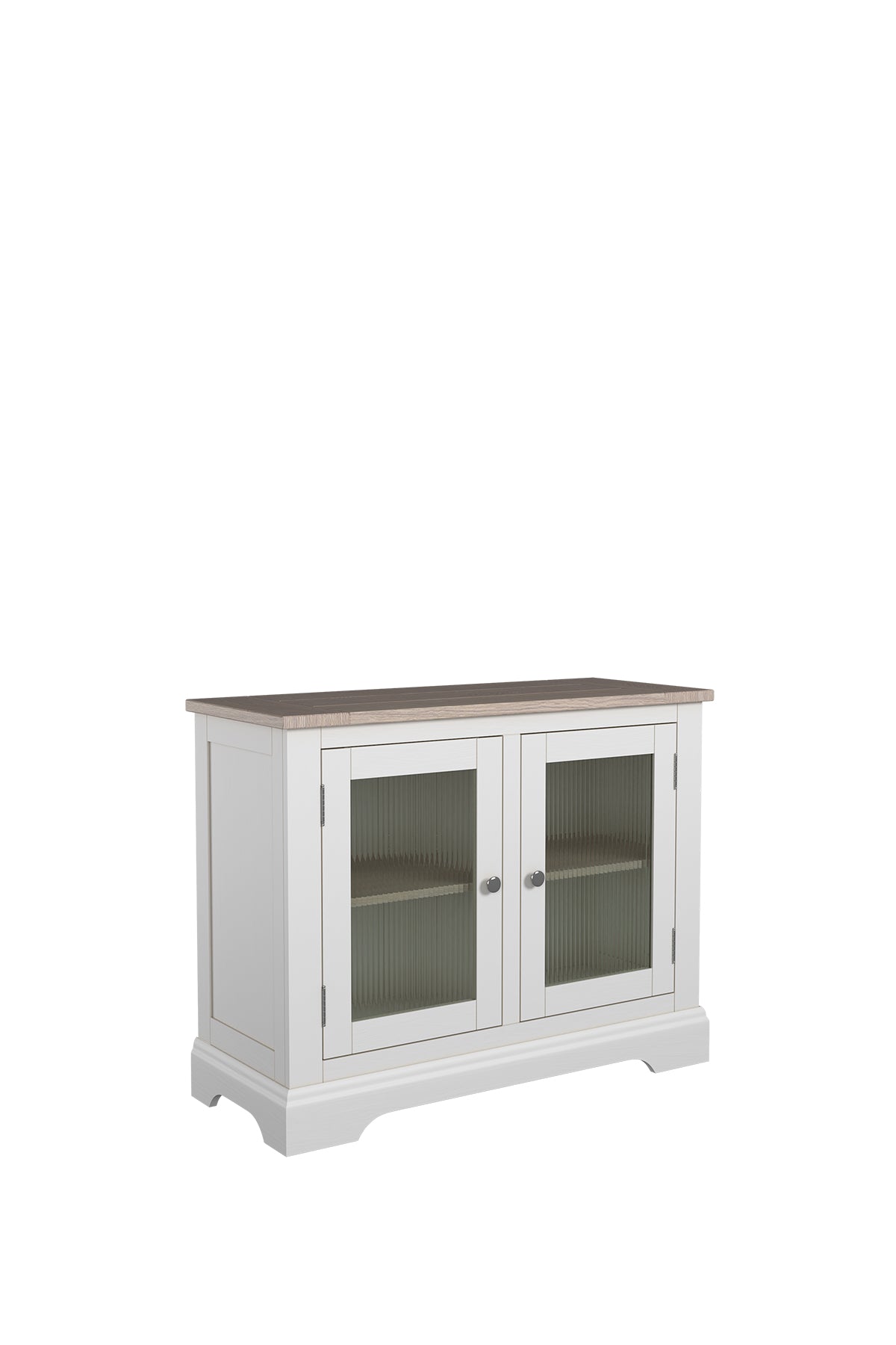 Dorset White 2 Door Glazed Sideboard