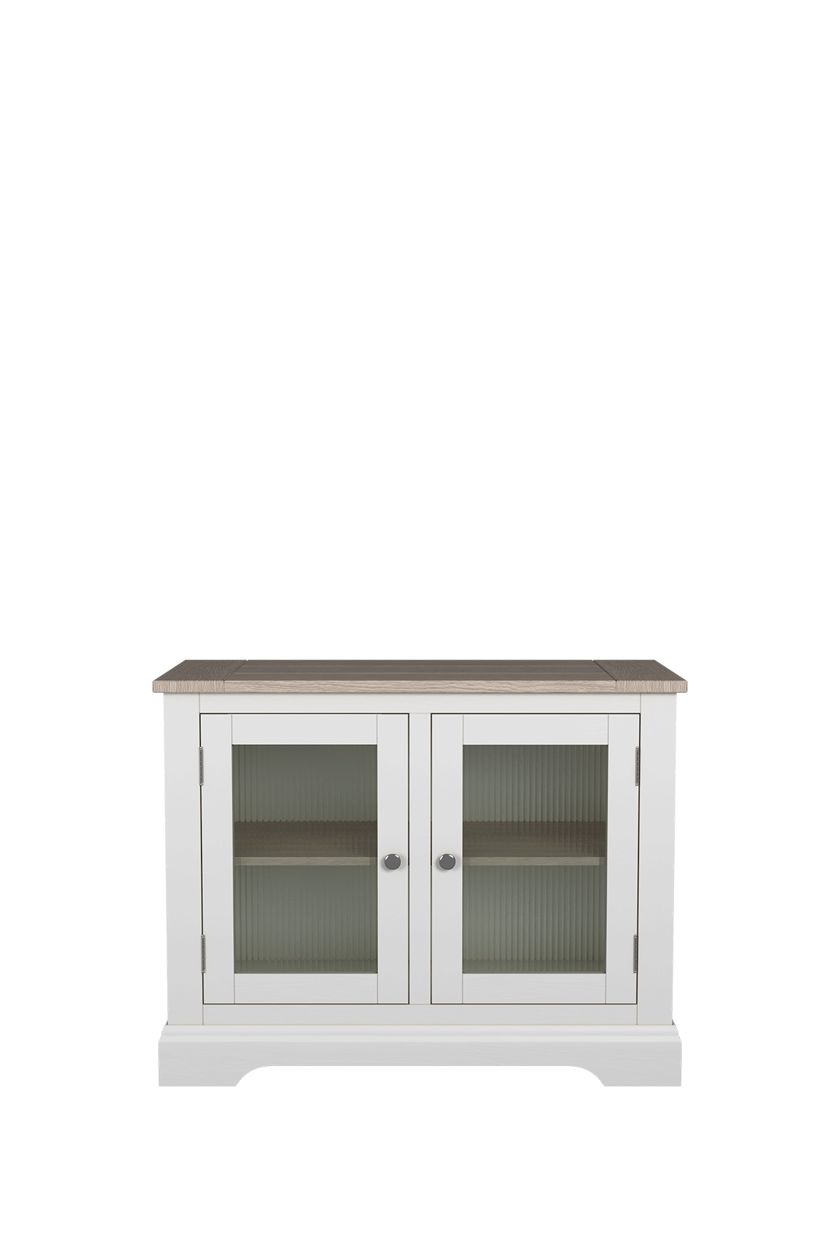 Dorset White 2 Door Glazed Sideboard