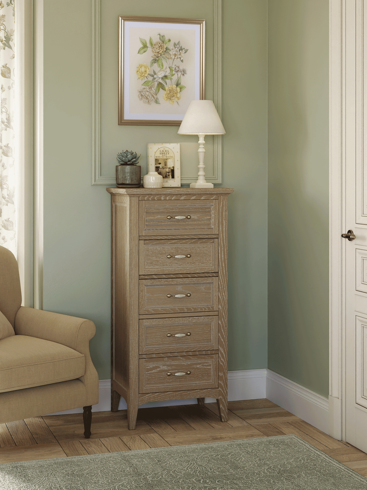 Ennis 5 Drawer Tall Chest