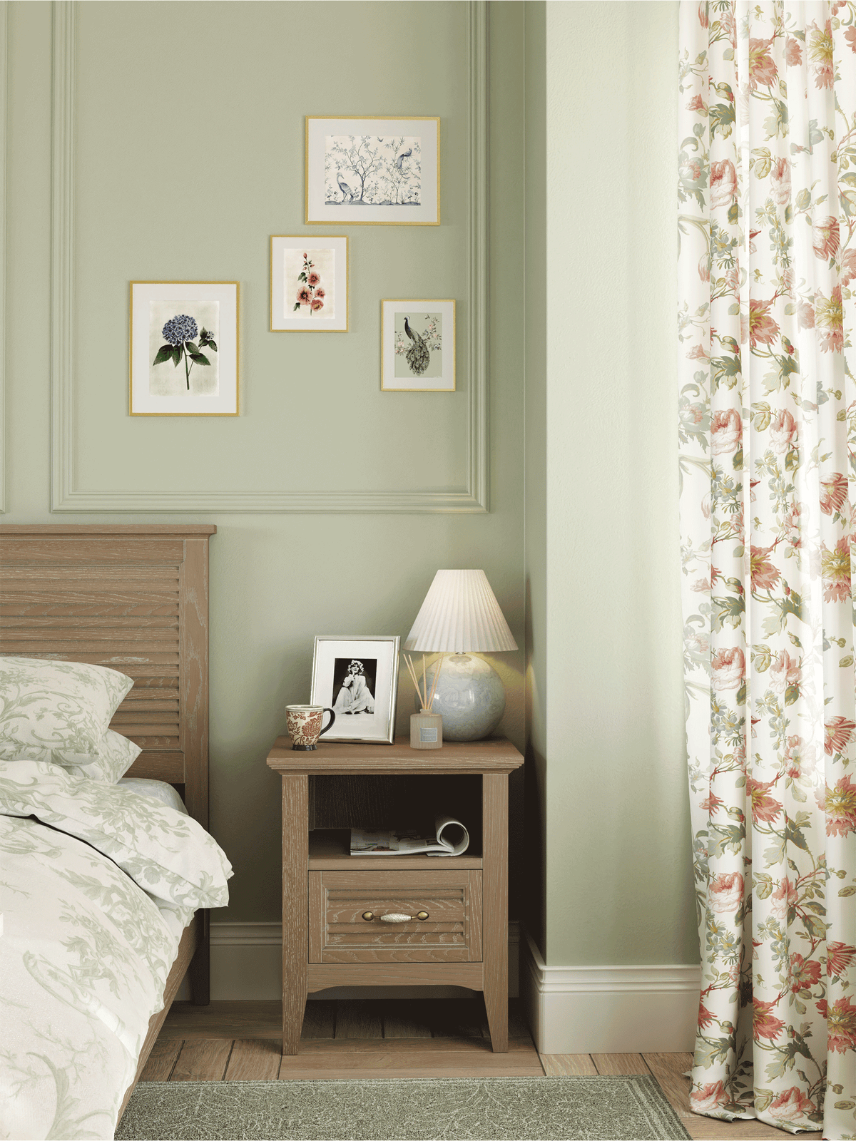 Ennis 1 Drawer Bedside Chest