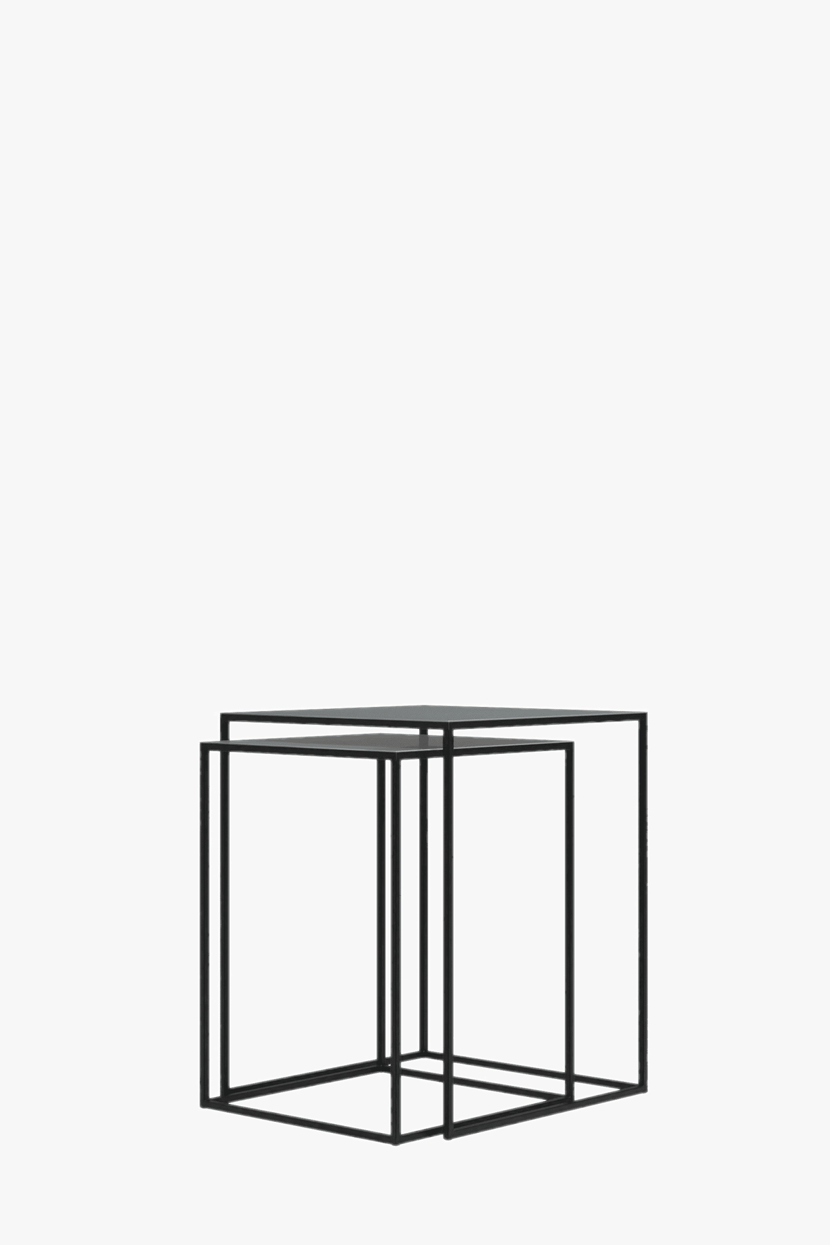 Fulham Nest Of Square Tables (Blue & Grey)