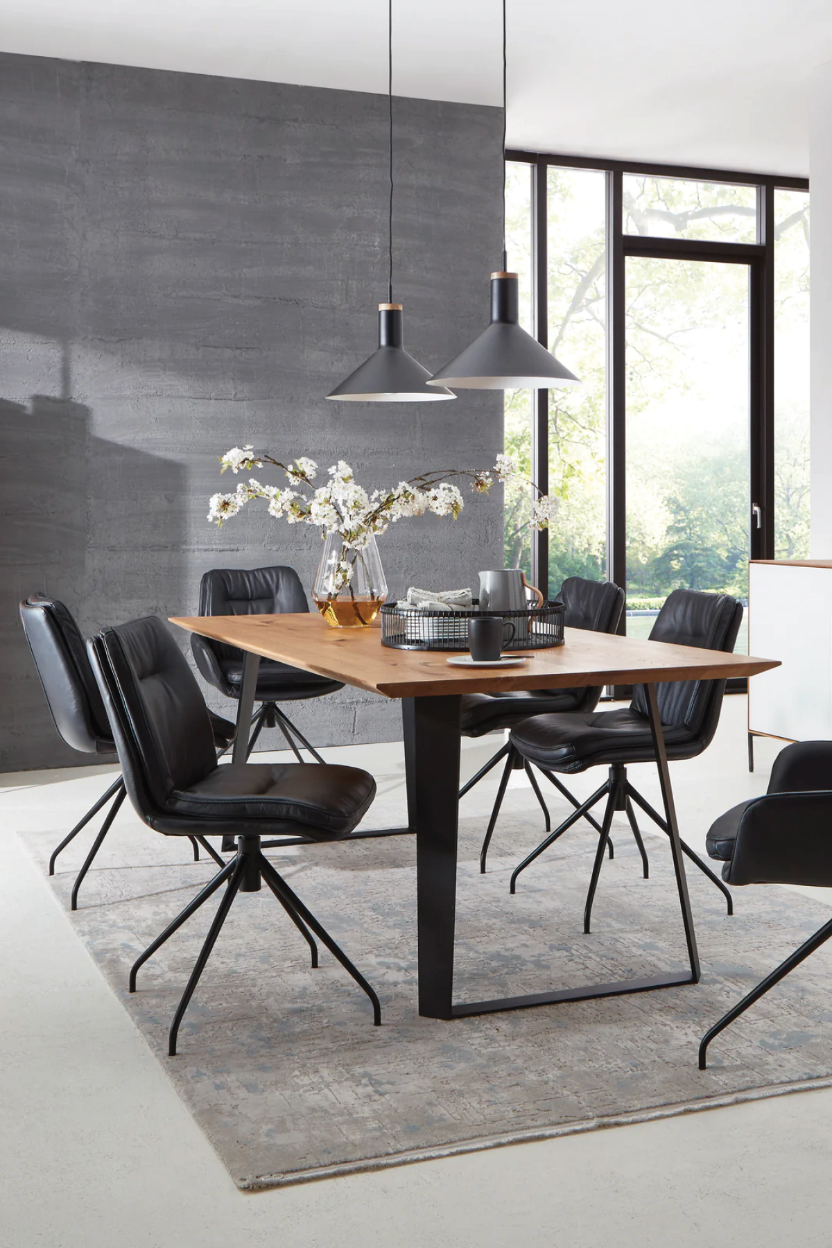 Fargo Dining Table with O Legs