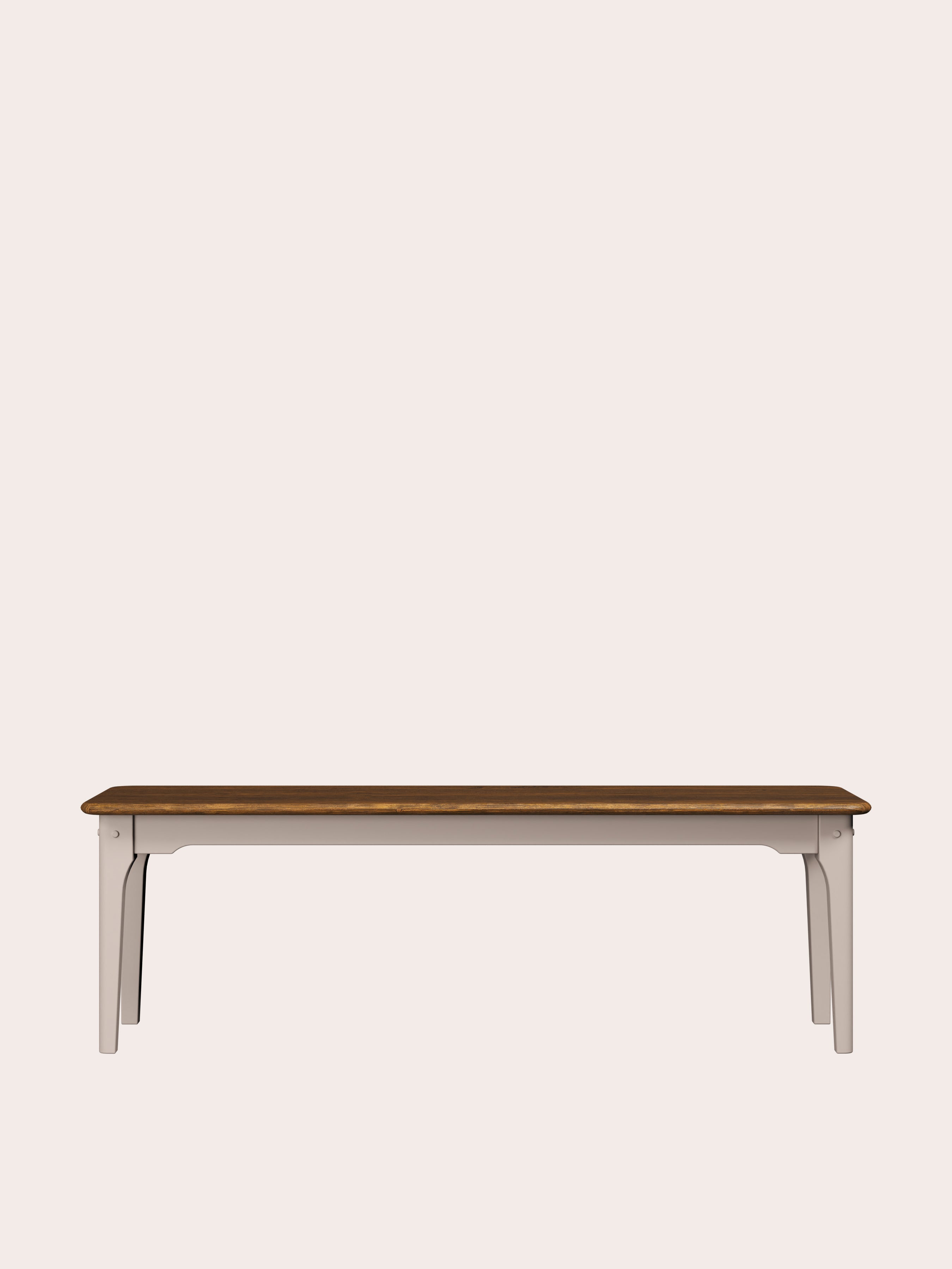 Soft Truffle Dark Chestnut Hapton Dining Bench