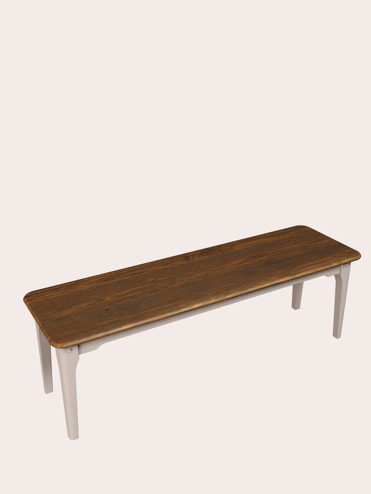 Soft Truffle Dark Chestnut Hapton Dining Bench